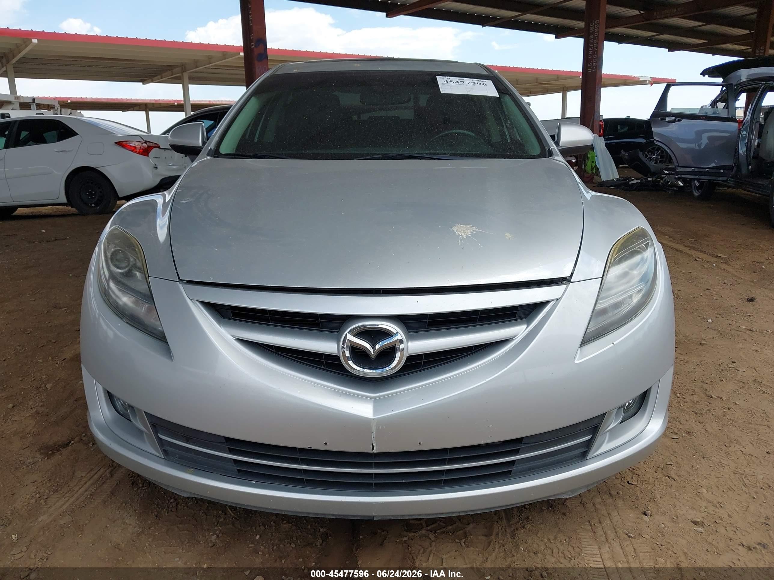 2009 Mazda Mazda6 I Grand Touring Silver vin: 1YVHP82A195M06902