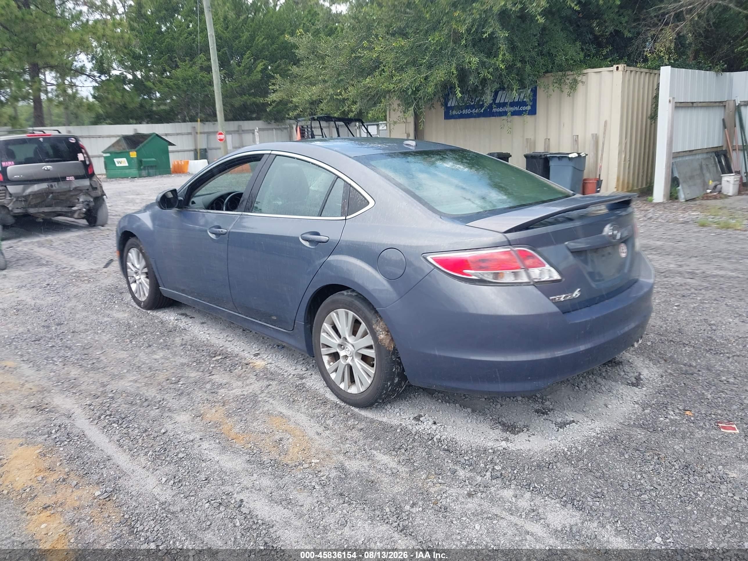 2009 Mazda Mazda6 I Touring Gray vin: 1YVHP82A195M18595