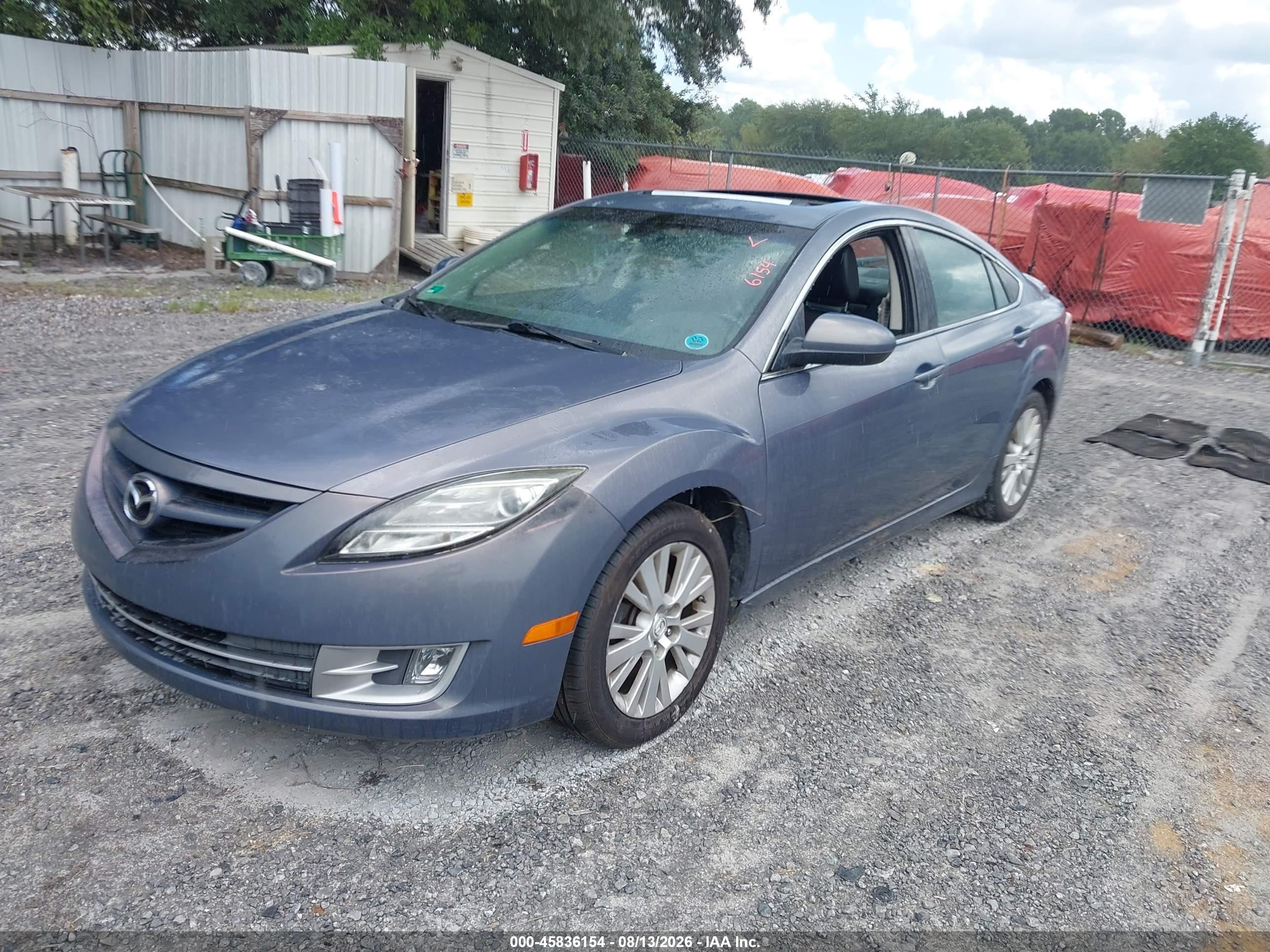 2009 Mazda Mazda6 I Touring Gray vin: 1YVHP82A195M18595
