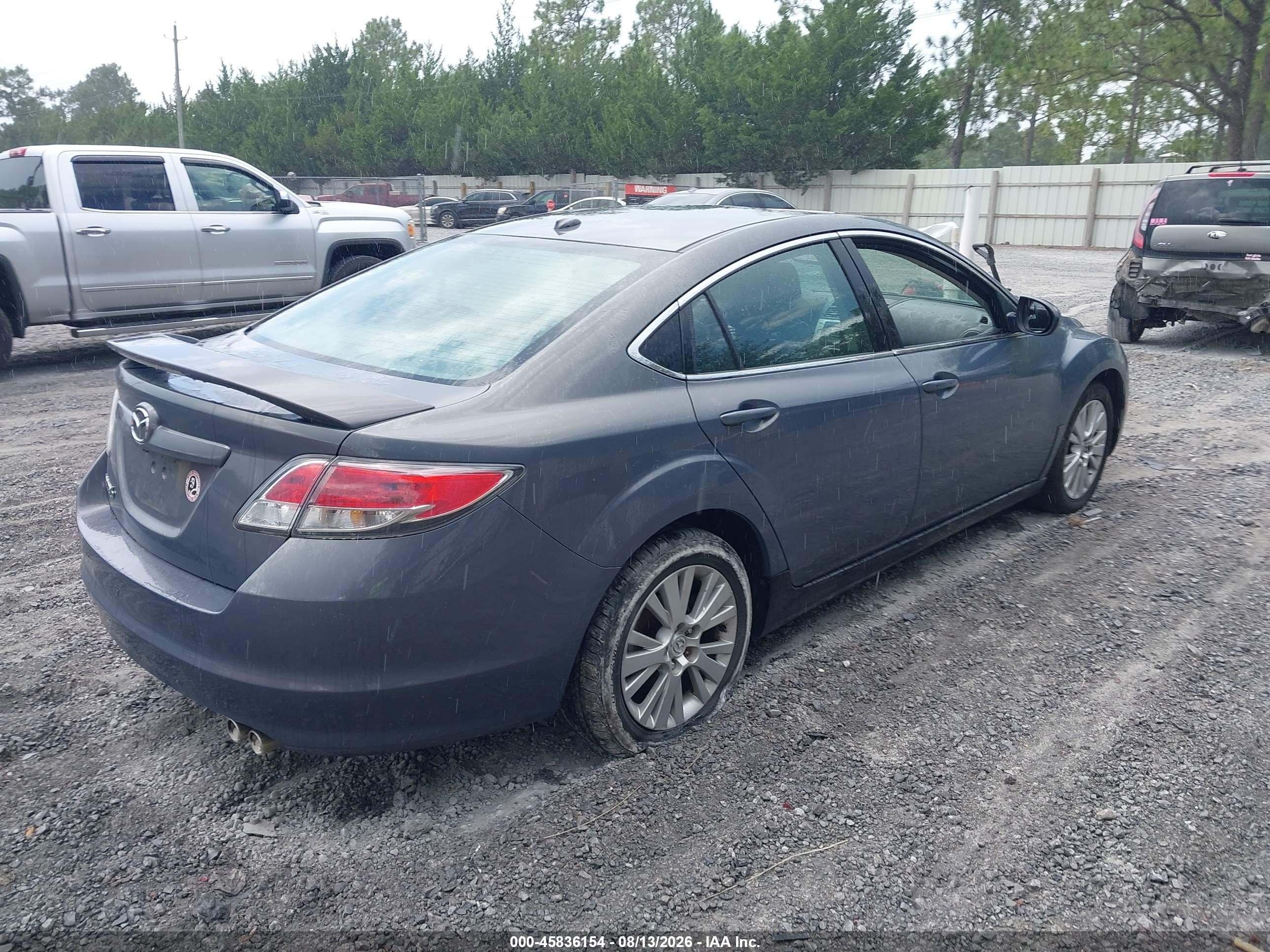 2009 Mazda Mazda6 I Touring Gray vin: 1YVHP82A195M18595