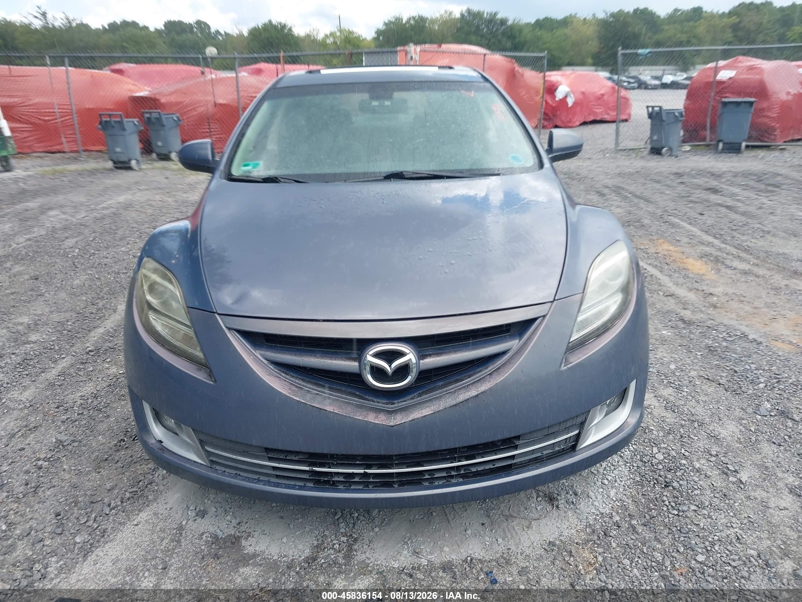 2009 Mazda Mazda6 I Touring Gray vin: 1YVHP82A195M18595