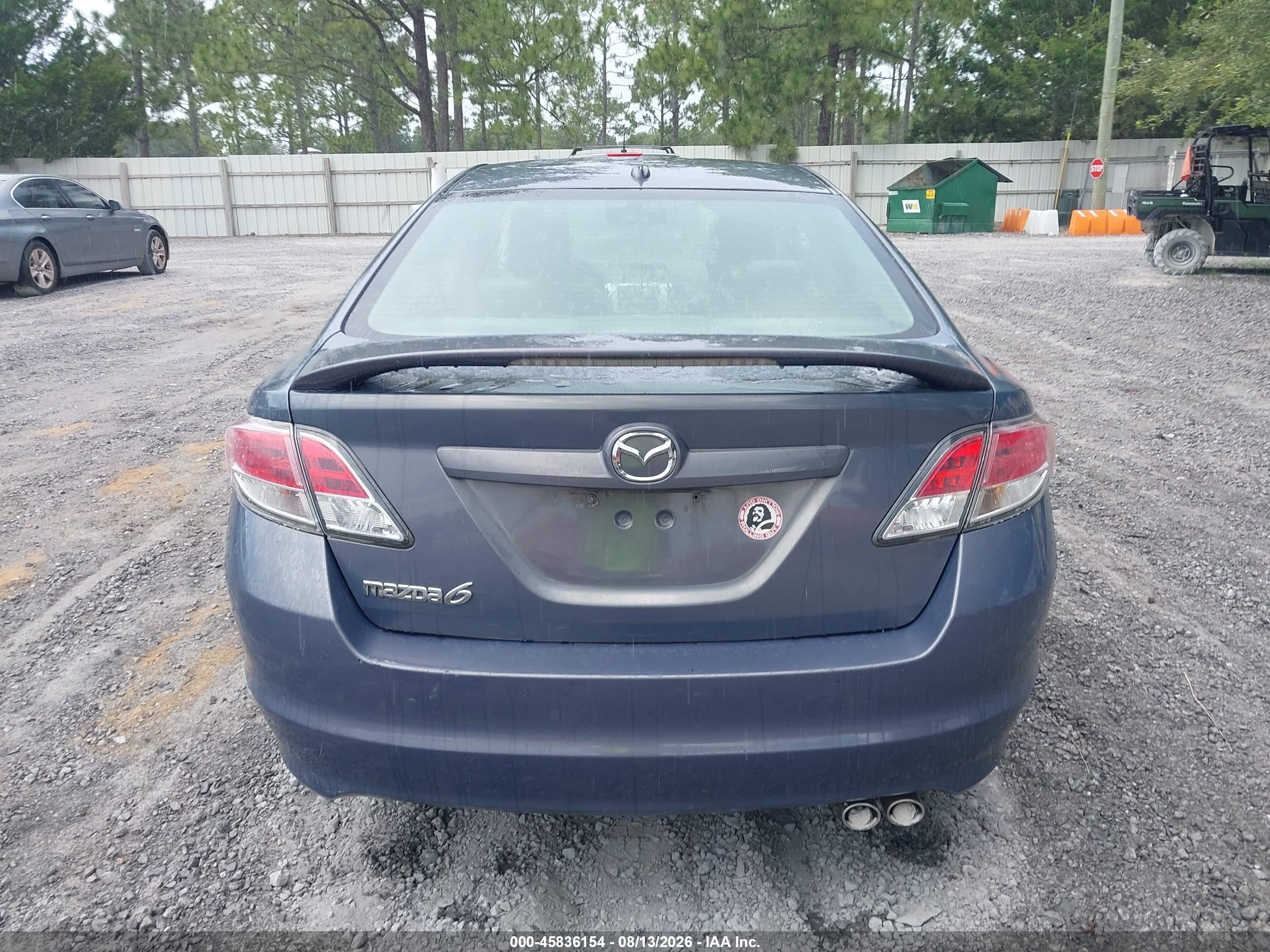 2009 Mazda Mazda6 I Touring Gray vin: 1YVHP82A195M18595