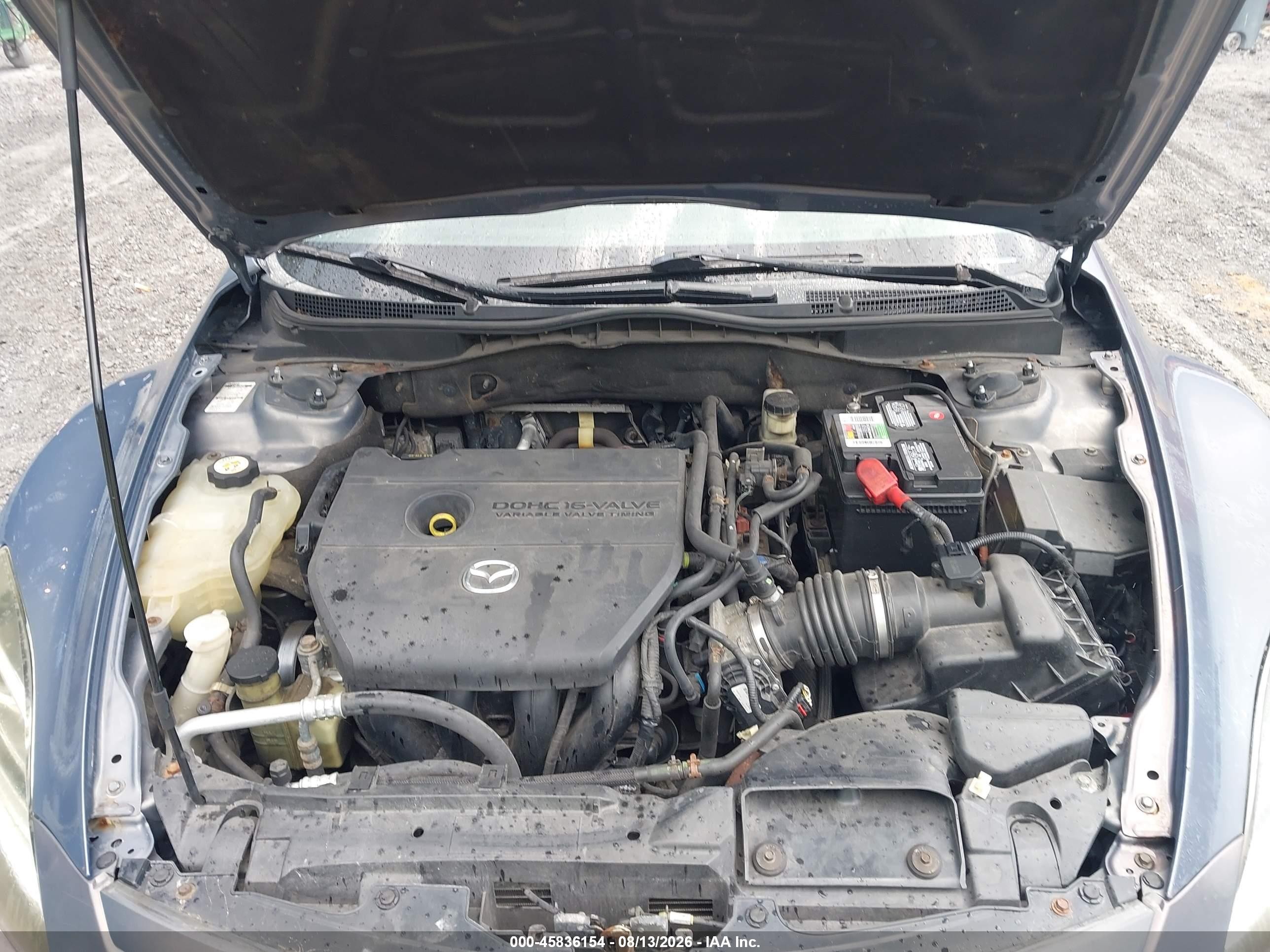 2009 Mazda Mazda6 I Touring Gray vin: 1YVHP82A195M18595