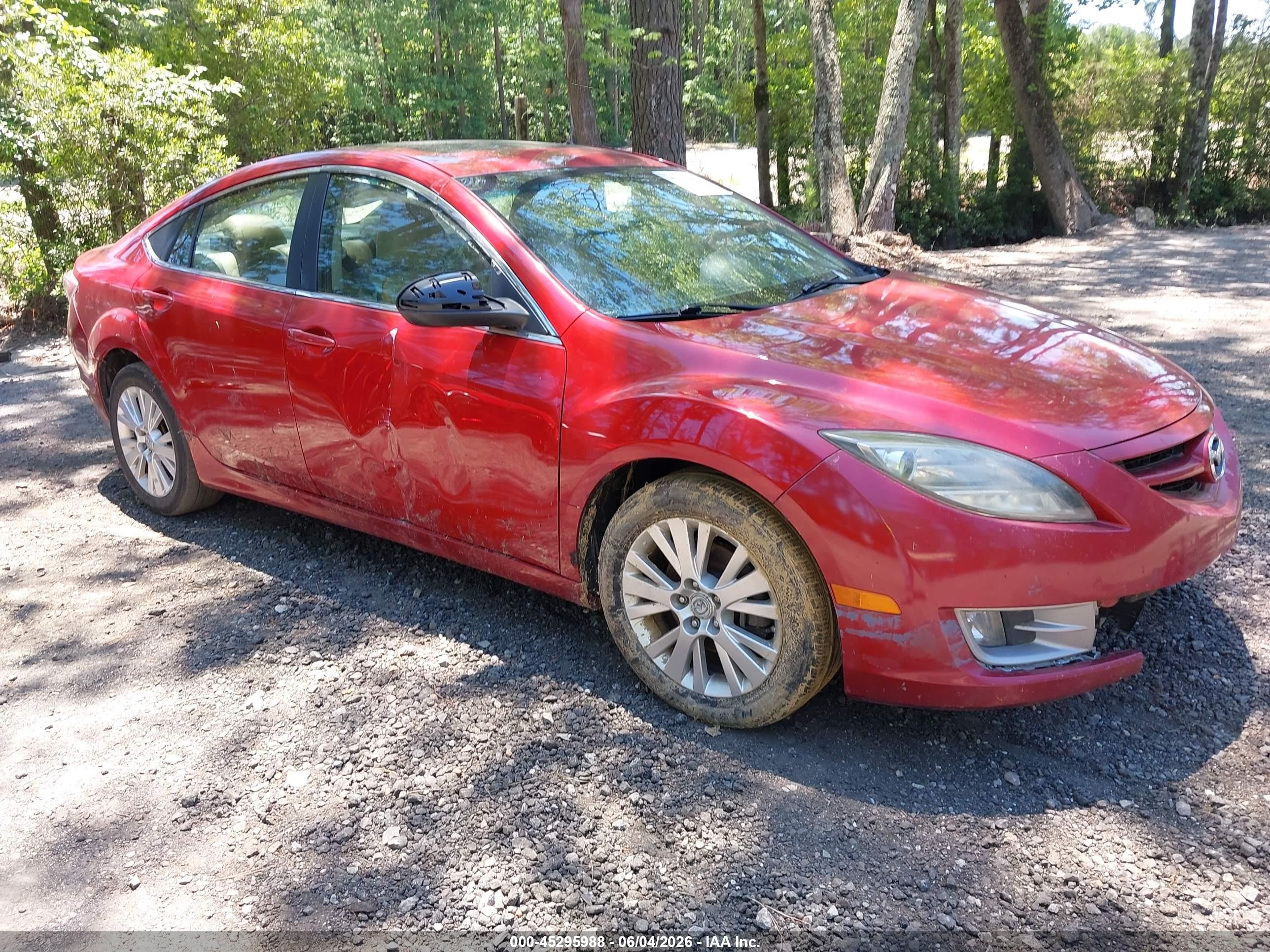 2009 Mazda Mazda6 I Grand Touring Red vin: 1YVHP82A195M22212