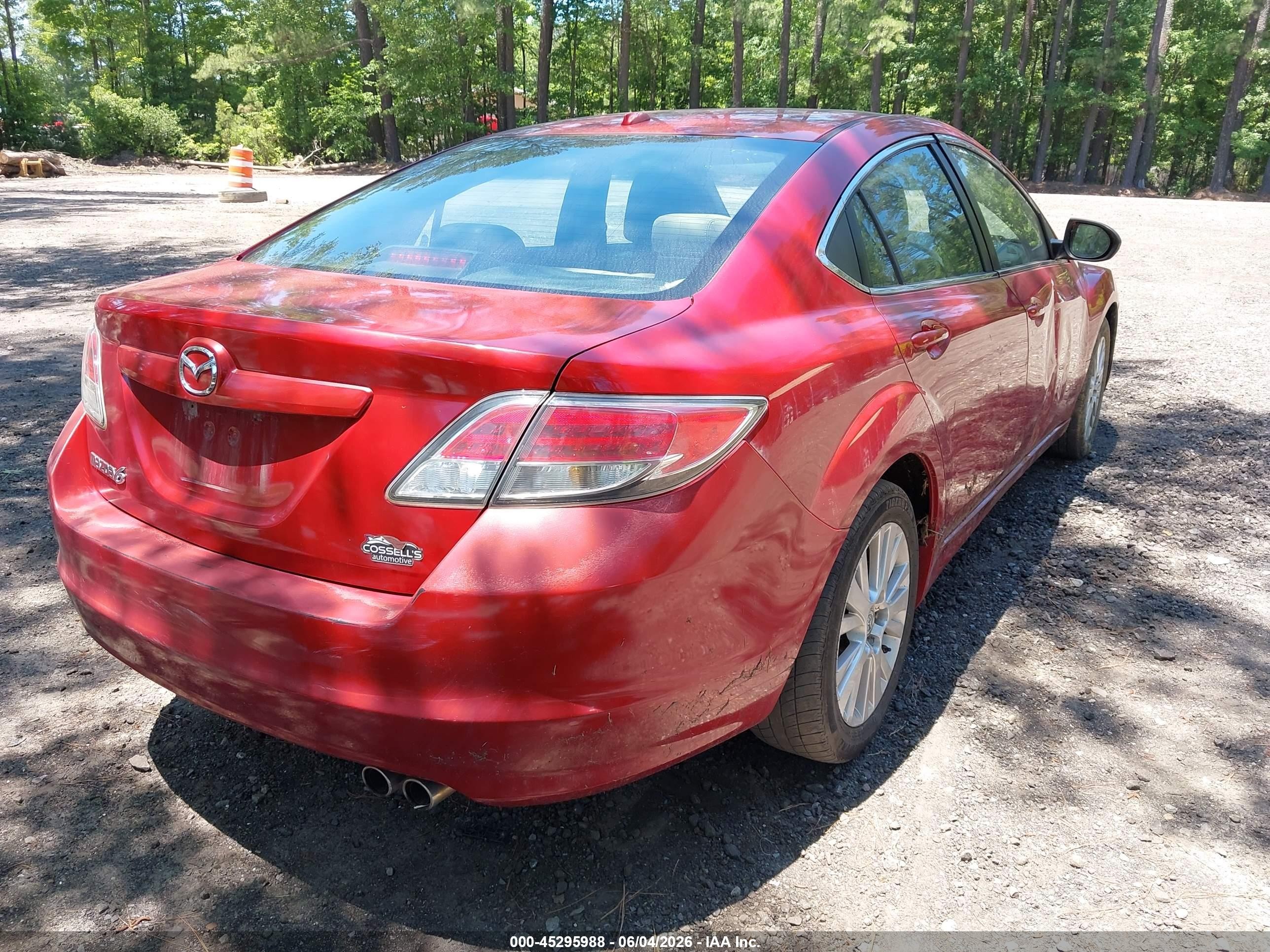2009 Mazda Mazda6 I Grand Touring Red vin: 1YVHP82A195M22212