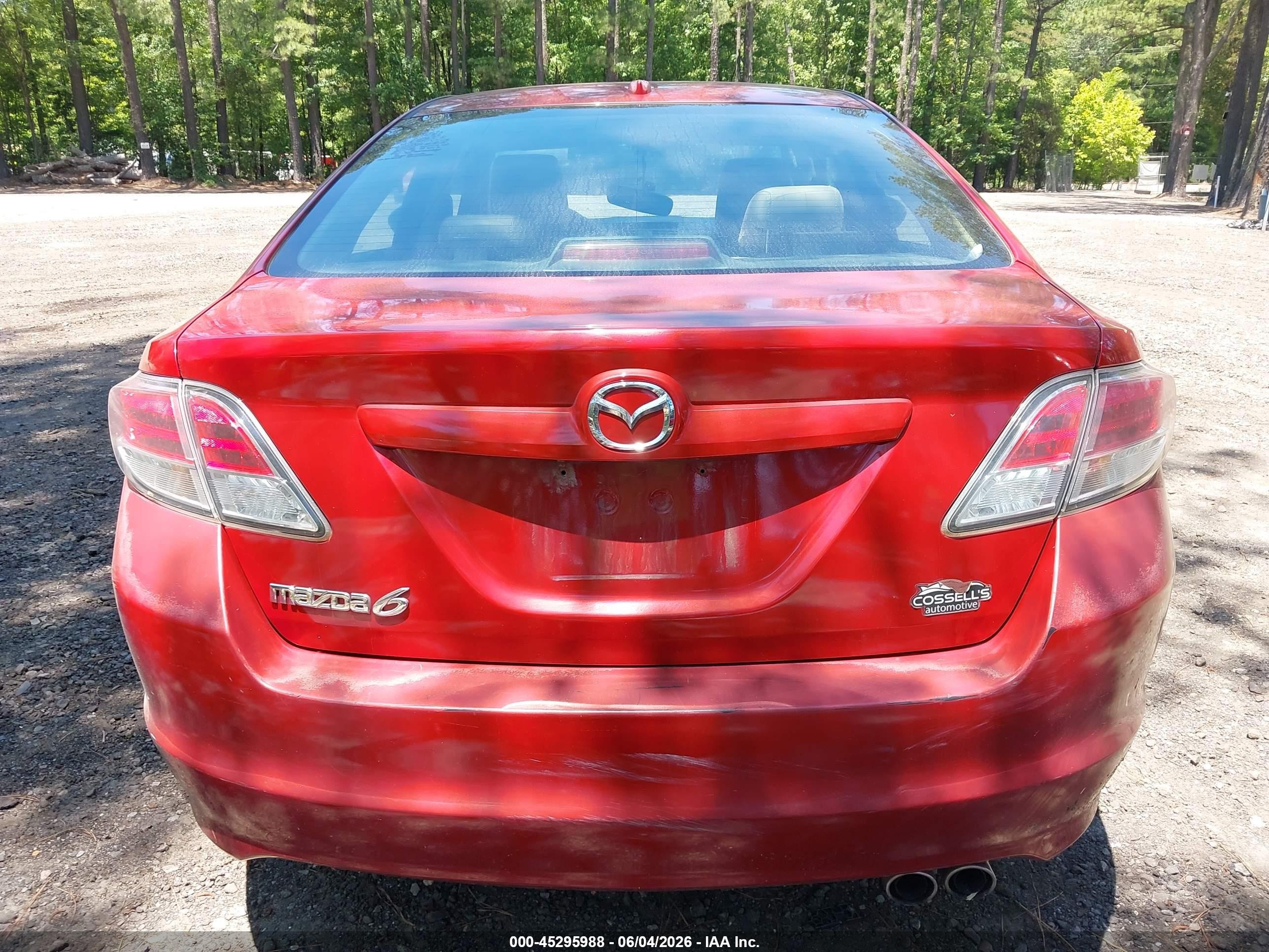 2009 Mazda Mazda6 I Grand Touring Red vin: 1YVHP82A195M22212