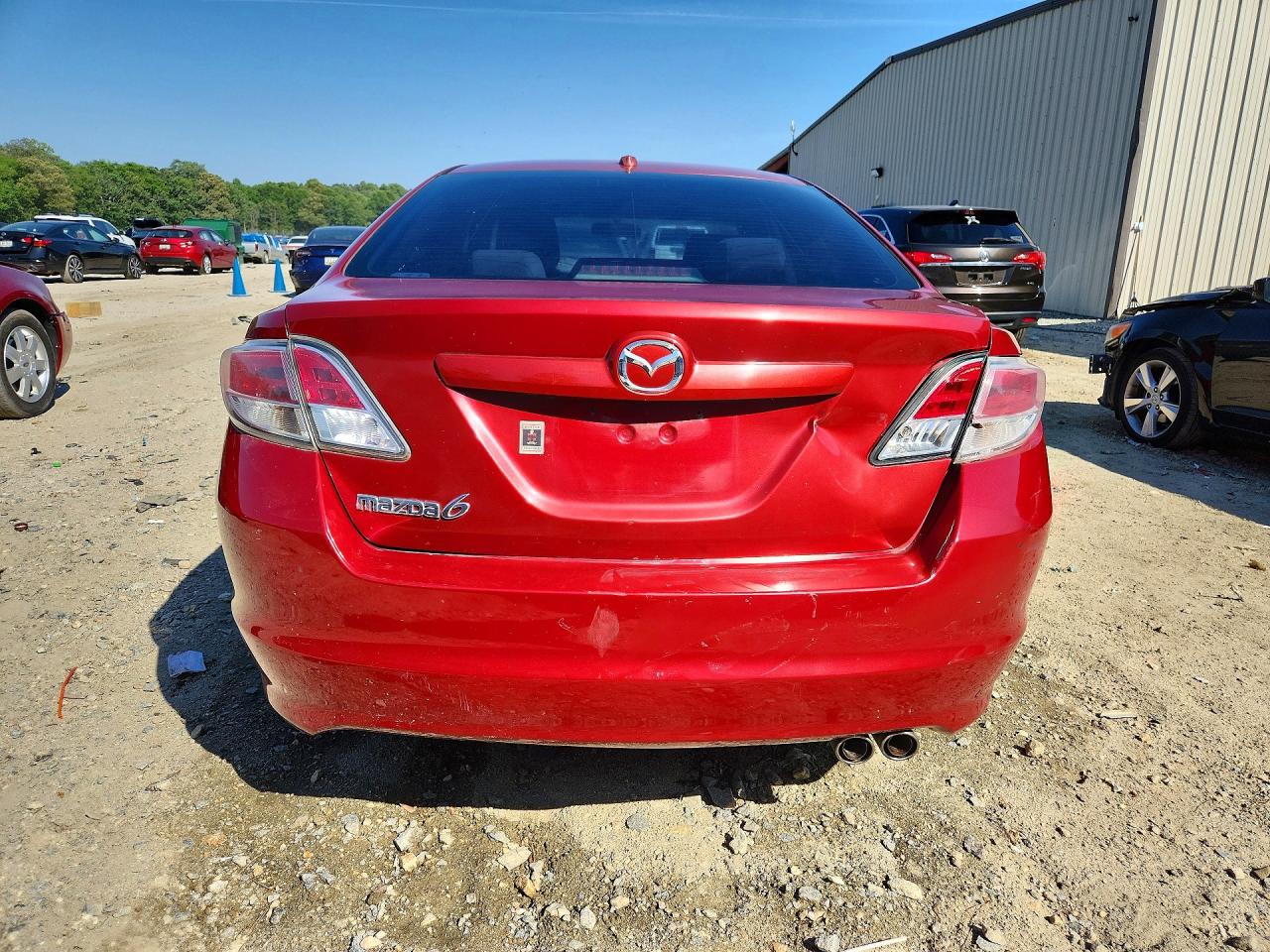 2009 Mazda 6 I Красный vin: 1YVHP82A395M23491