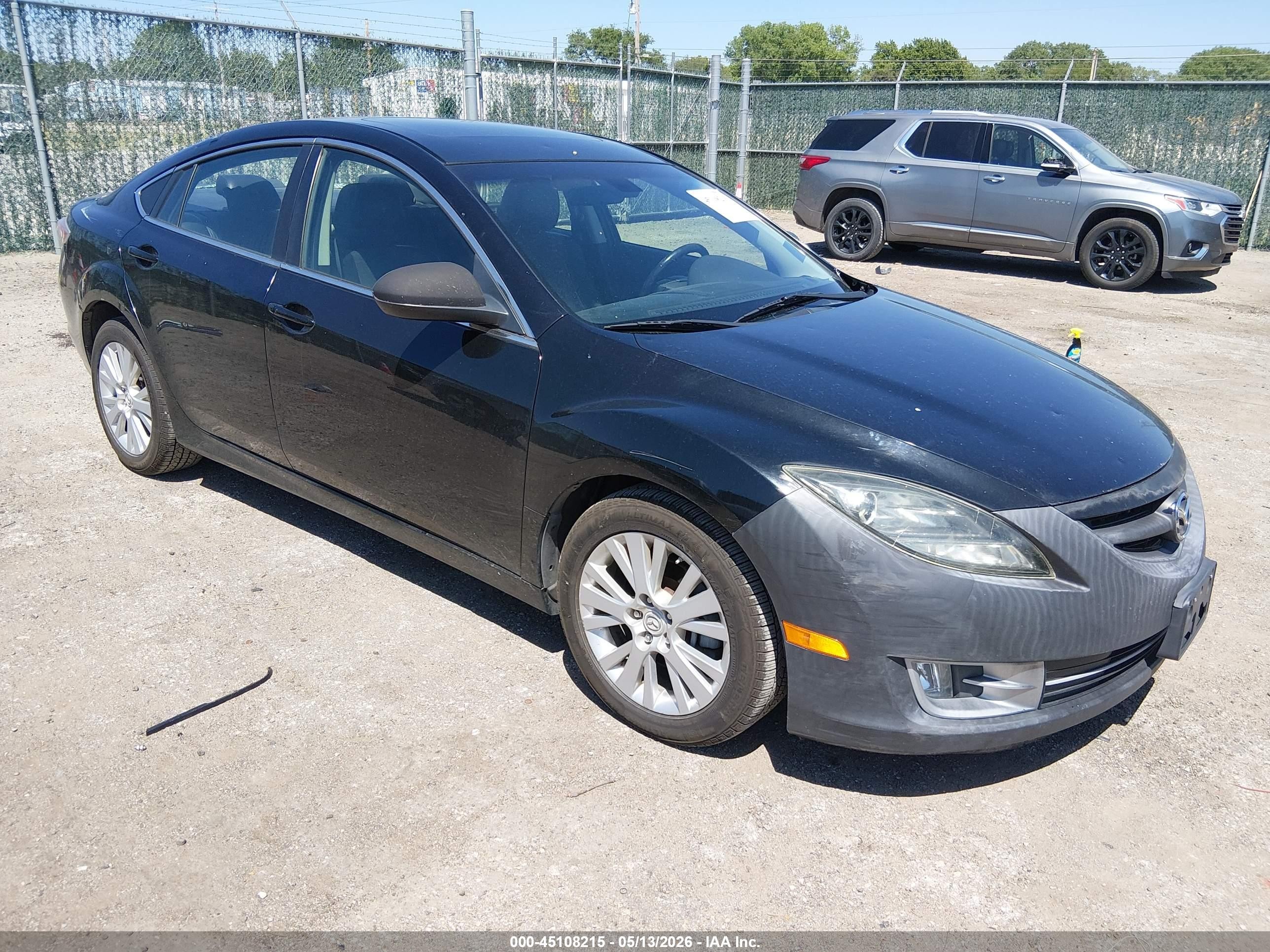 2009 Mazda Mazda6 I Touring Black vin: 1YVHP82A495M08742
