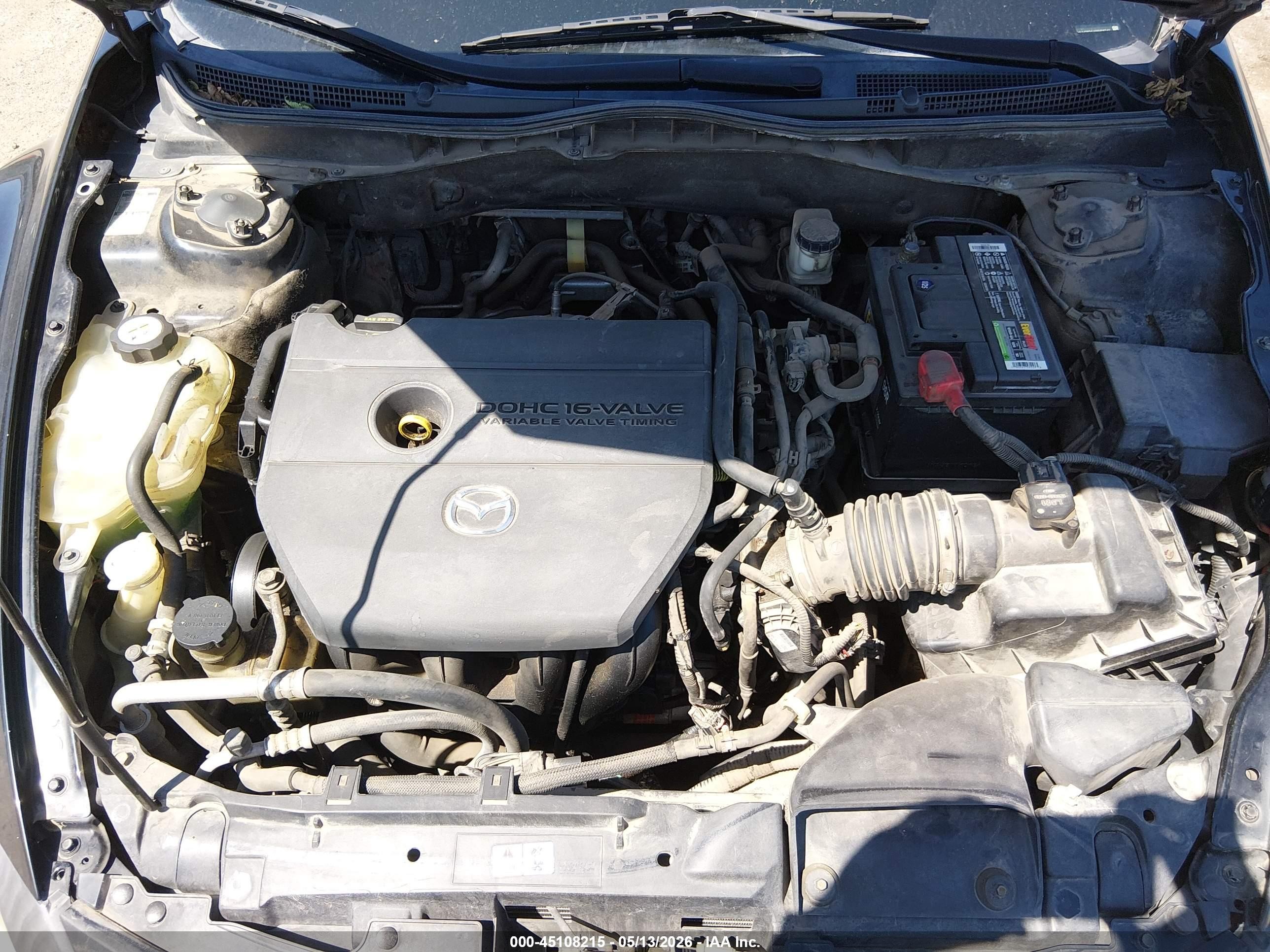 2009 Mazda Mazda6 I Touring Черный vin: 1YVHP82A495M08742
