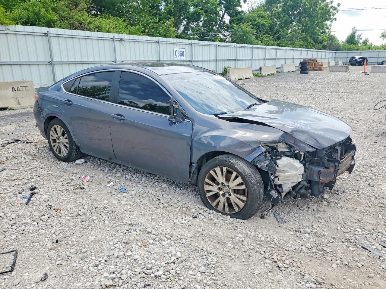 2009 Mazda 6 I Charcoal vin: 1YVHP82A595M38509
