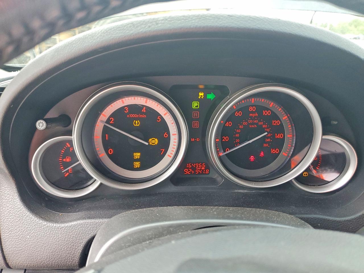 2009 Mazda 6 I Charcoal vin: 1YVHP82A595M38509