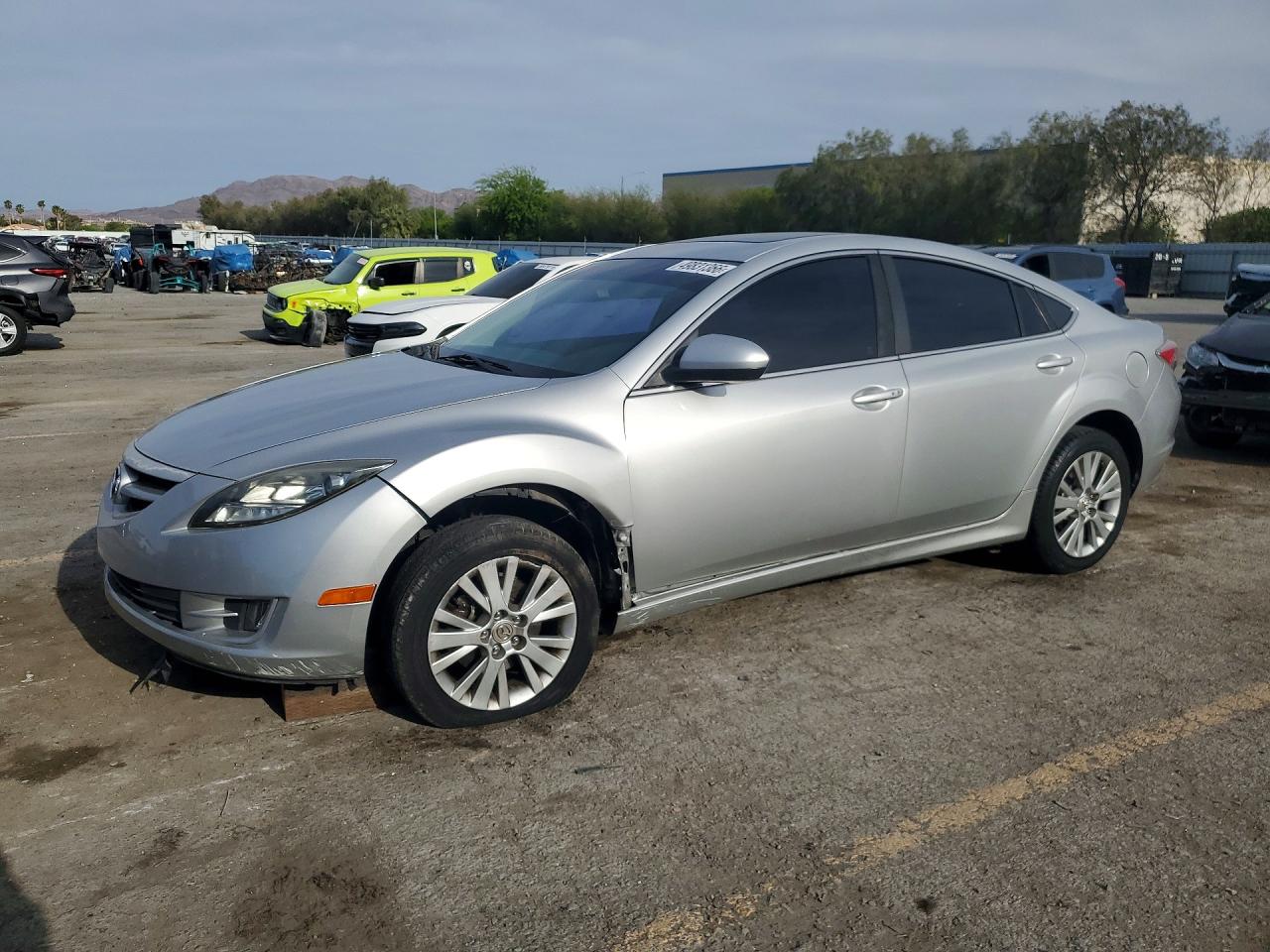 2009 Mazda 6 I Silver vin: 1YVHP82A595M39949