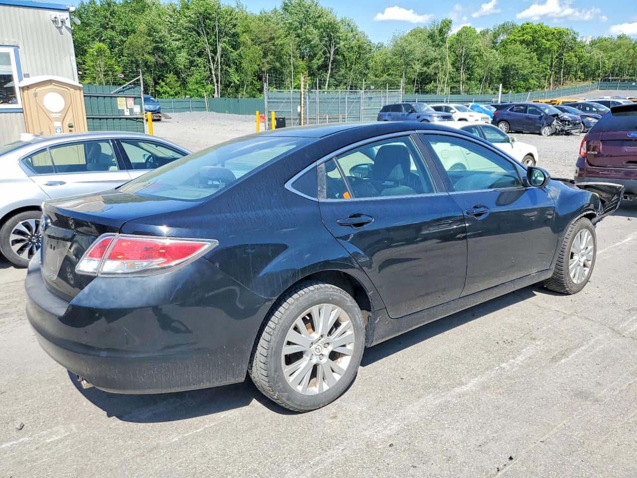 2009 Mazda 6 I Black vin: 1YVHP82A595M43645