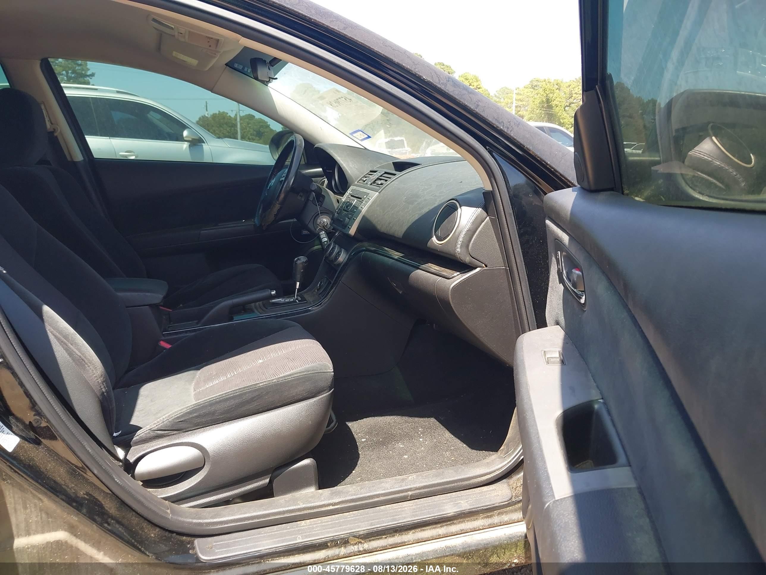 2009 Mazda Mazda6 I Touring Black vin: 1YVHP82A595M47436