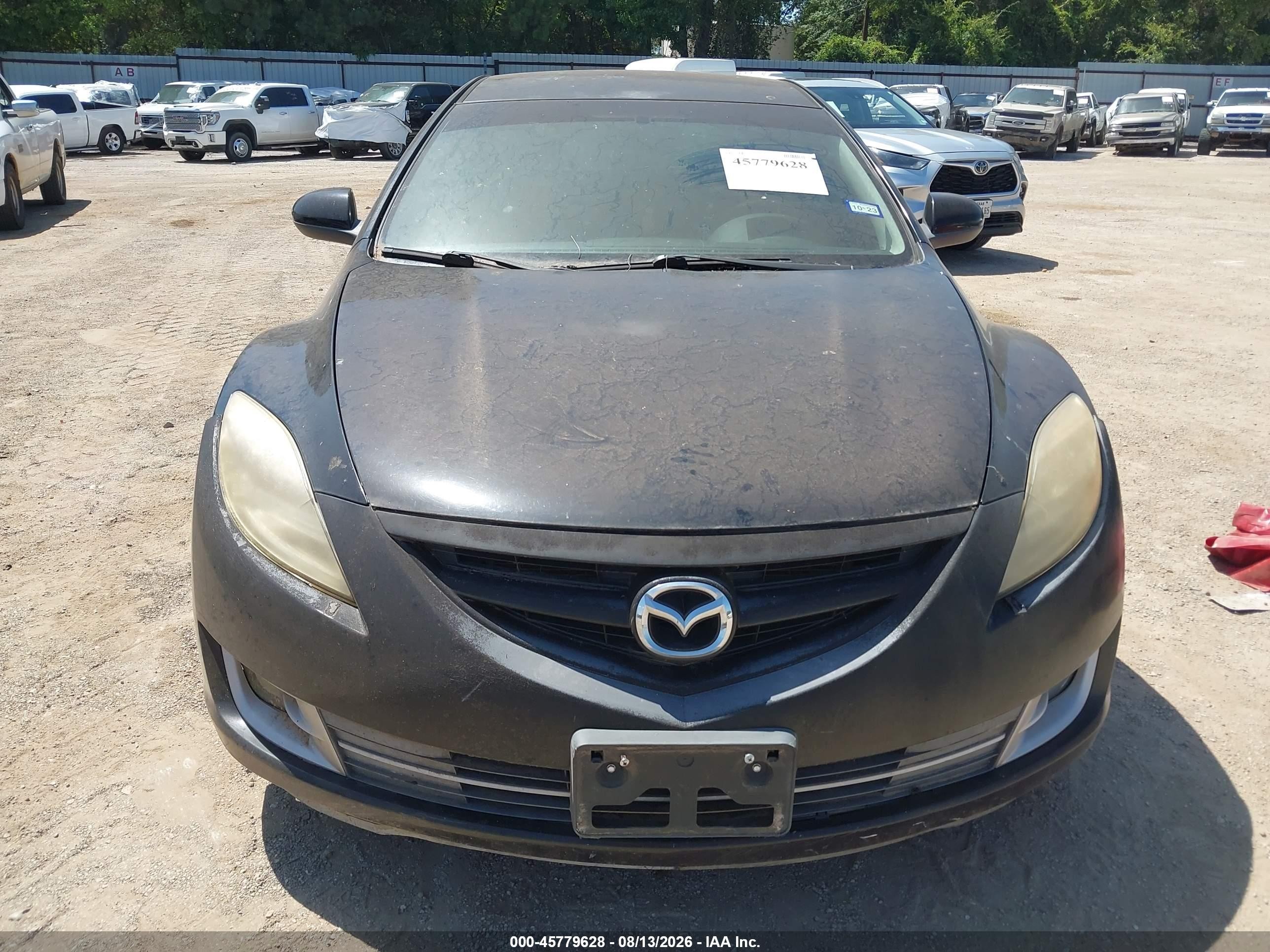 2009 Mazda Mazda6 I Touring Black vin: 1YVHP82A595M47436