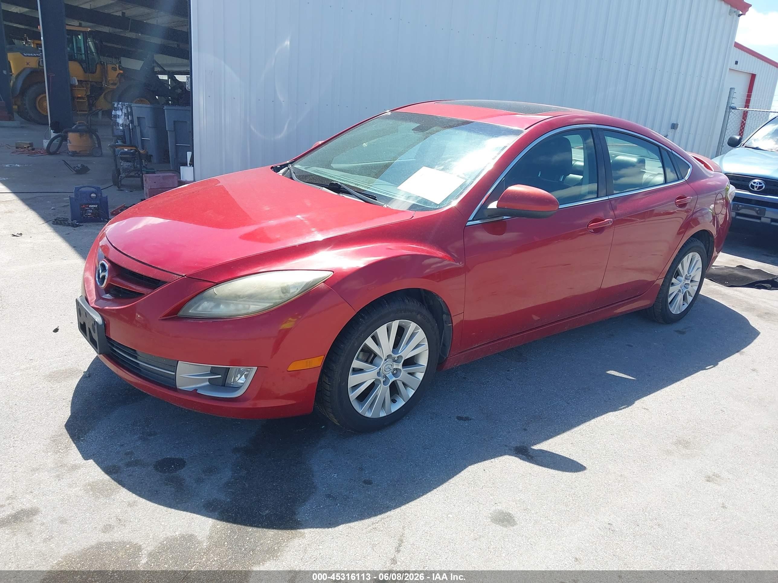 2009 Mazda Mazda6 I Touring Red vin: 1YVHP82A695M23694