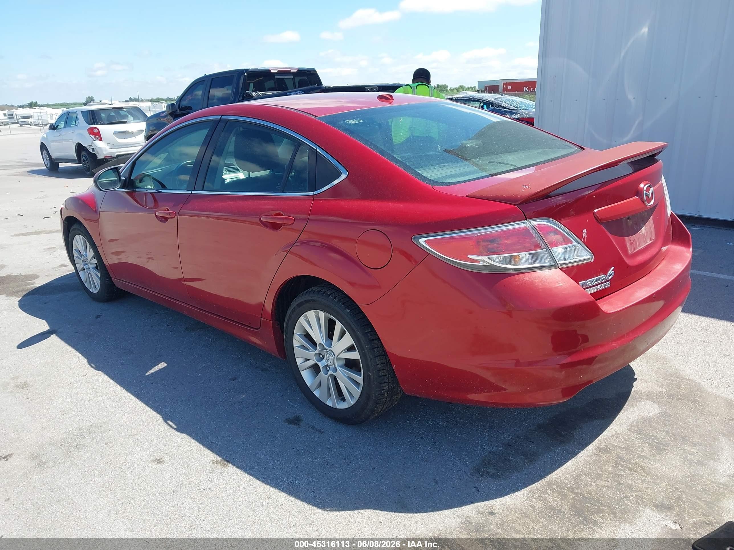 2009 Mazda Mazda6 I Touring Red vin: 1YVHP82A695M23694