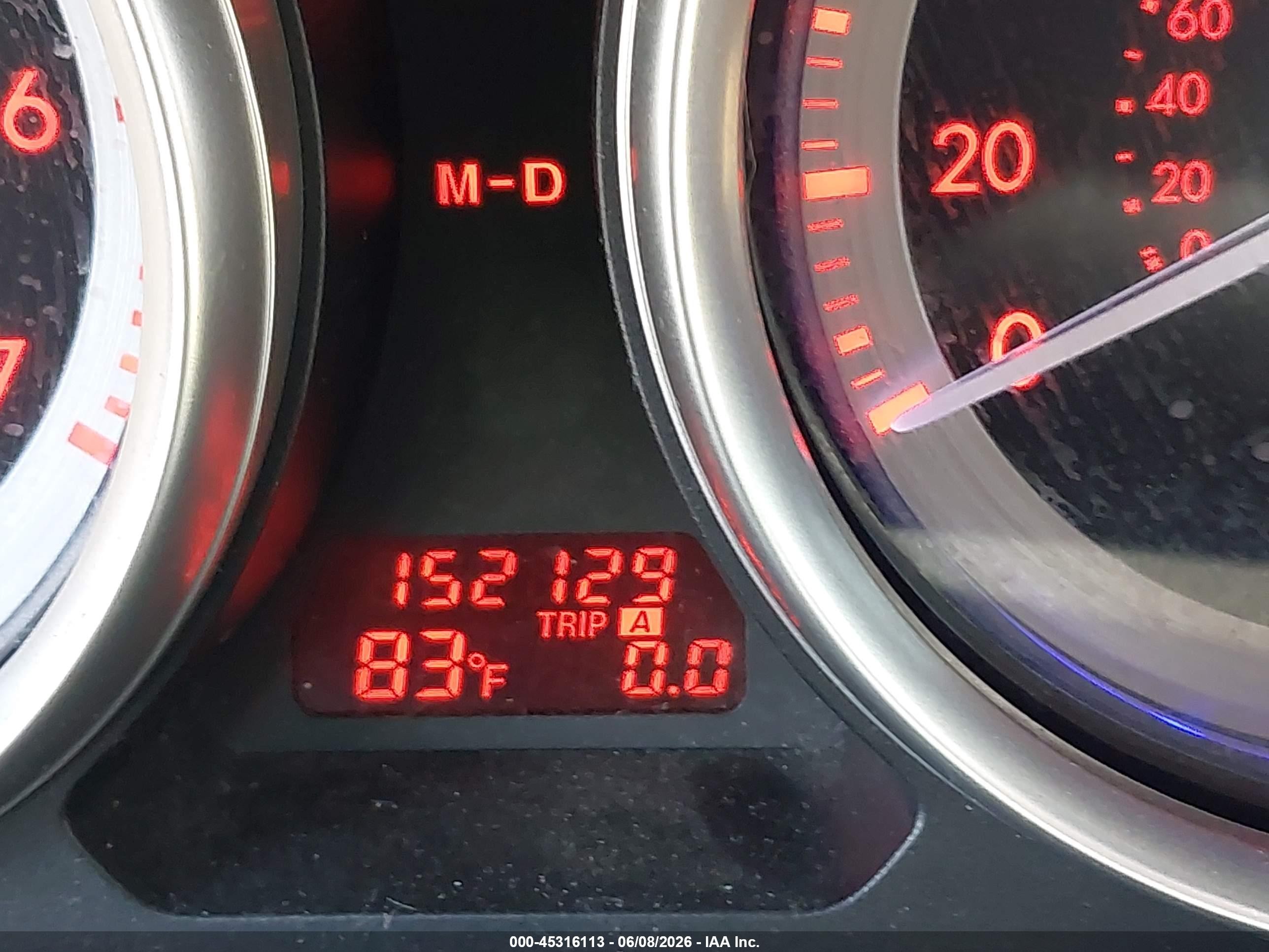 2009 Mazda Mazda6 I Touring Red vin: 1YVHP82A695M23694