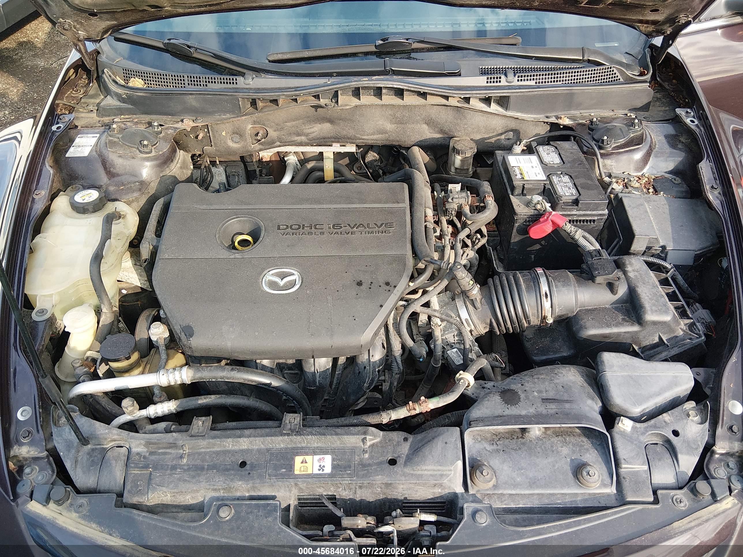 2009 Mazda Mazda6 I Grand Touring Фиолетовый vin: 1YVHP82A795M03759