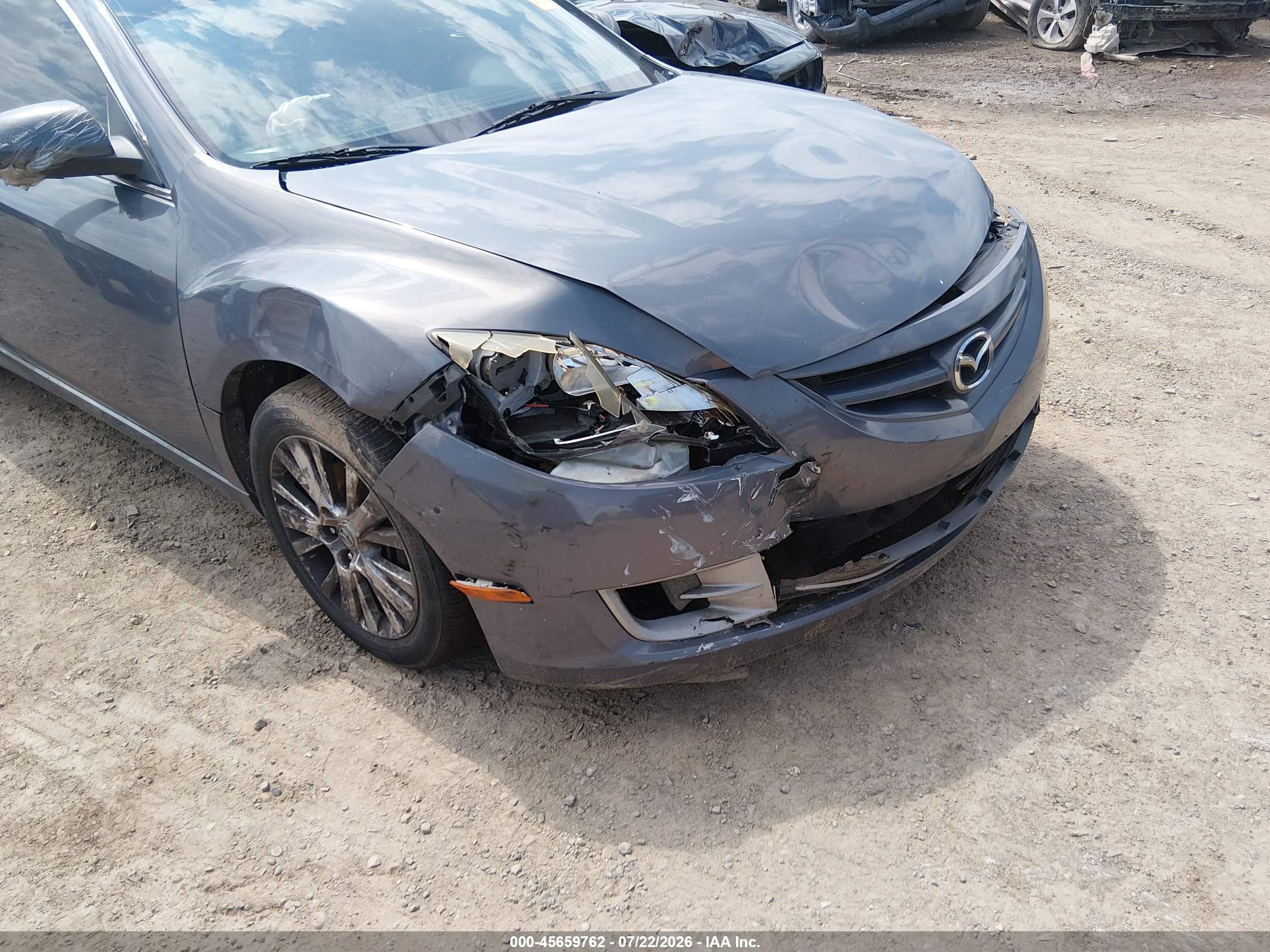 2009 Mazda Mazda6 I Grand Touring Gray vin: 1YVHP82A795M11599