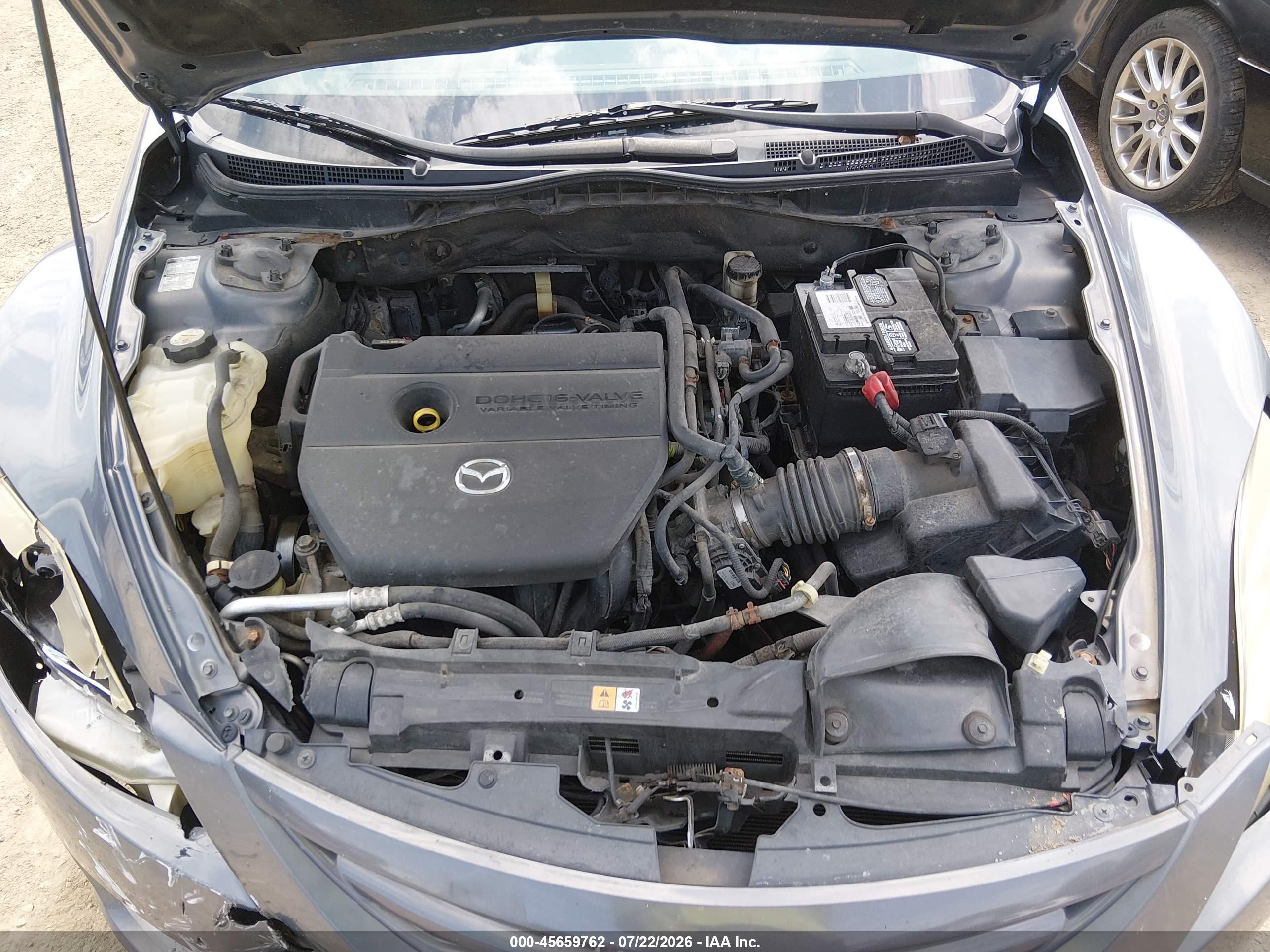 2009 Mazda Mazda6 I Grand Touring Gray vin: 1YVHP82A795M11599
