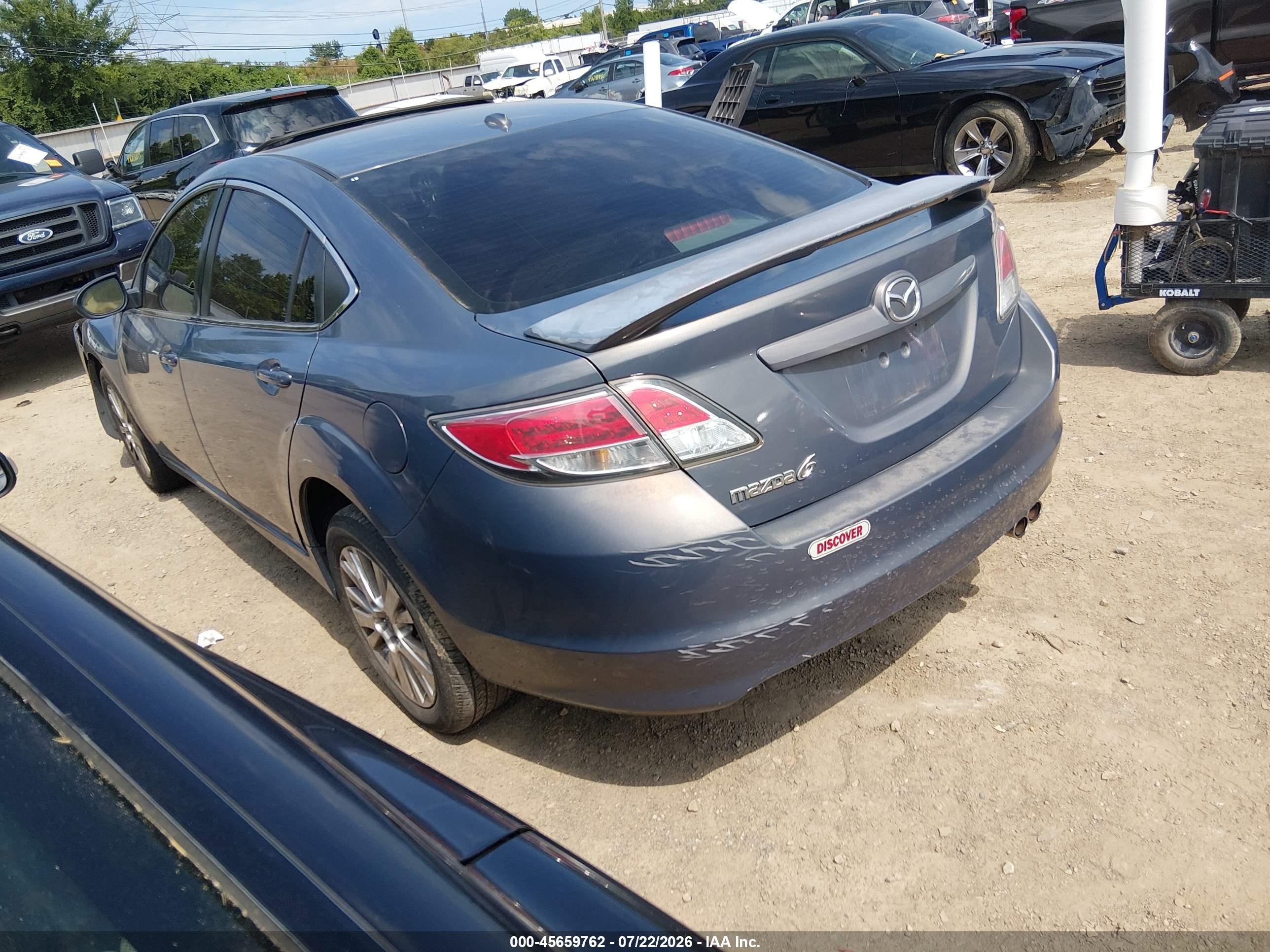 2009 Mazda Mazda6 I Grand Touring Gray vin: 1YVHP82A795M11599