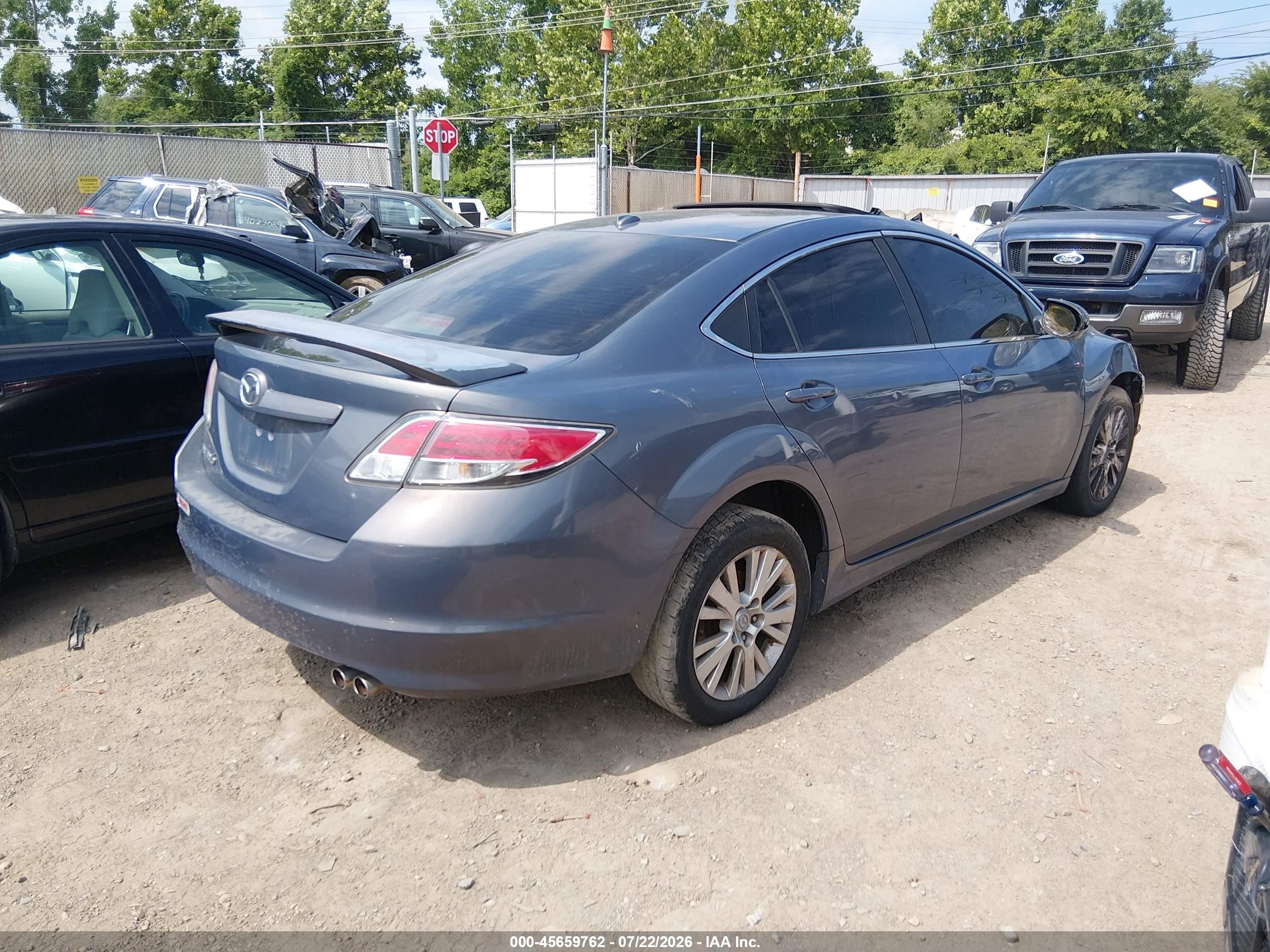 2009 Mazda Mazda6 I Grand Touring Gray vin: 1YVHP82A795M11599