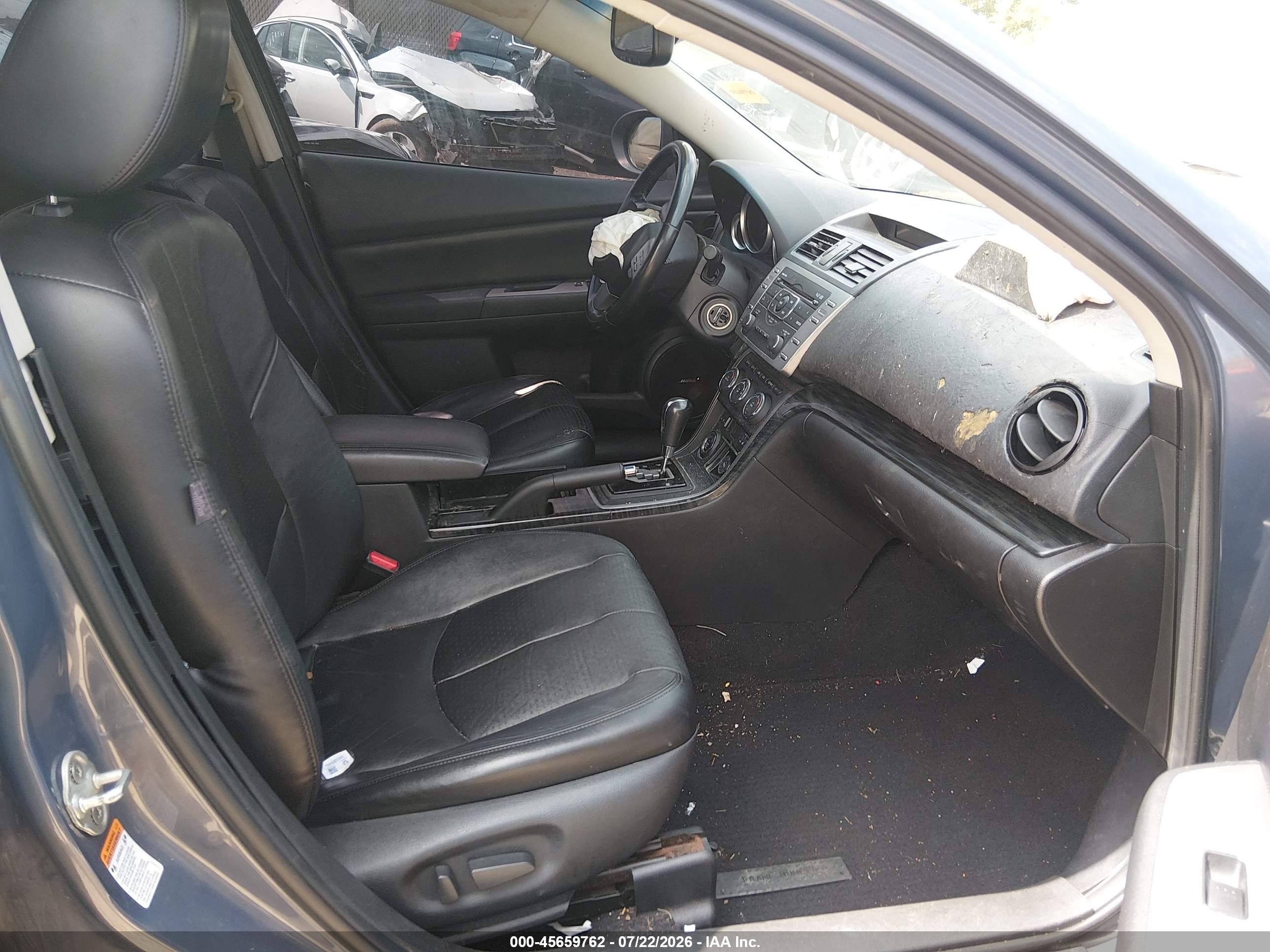 2009 Mazda Mazda6 I Grand Touring Gray vin: 1YVHP82A795M11599