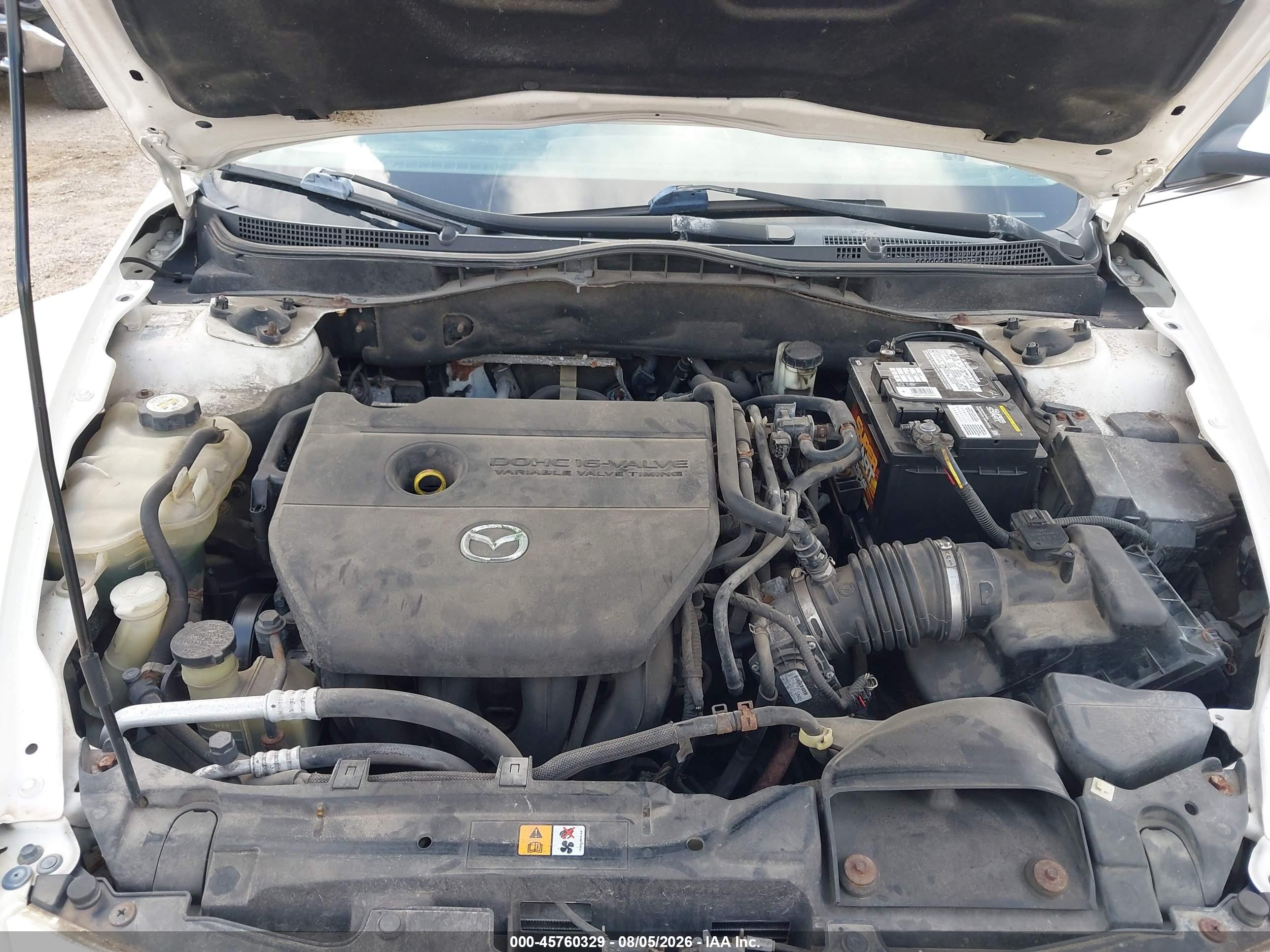 2009 Mazda Mazda6 I Touring Белый vin: 1YVHP82A795M45526