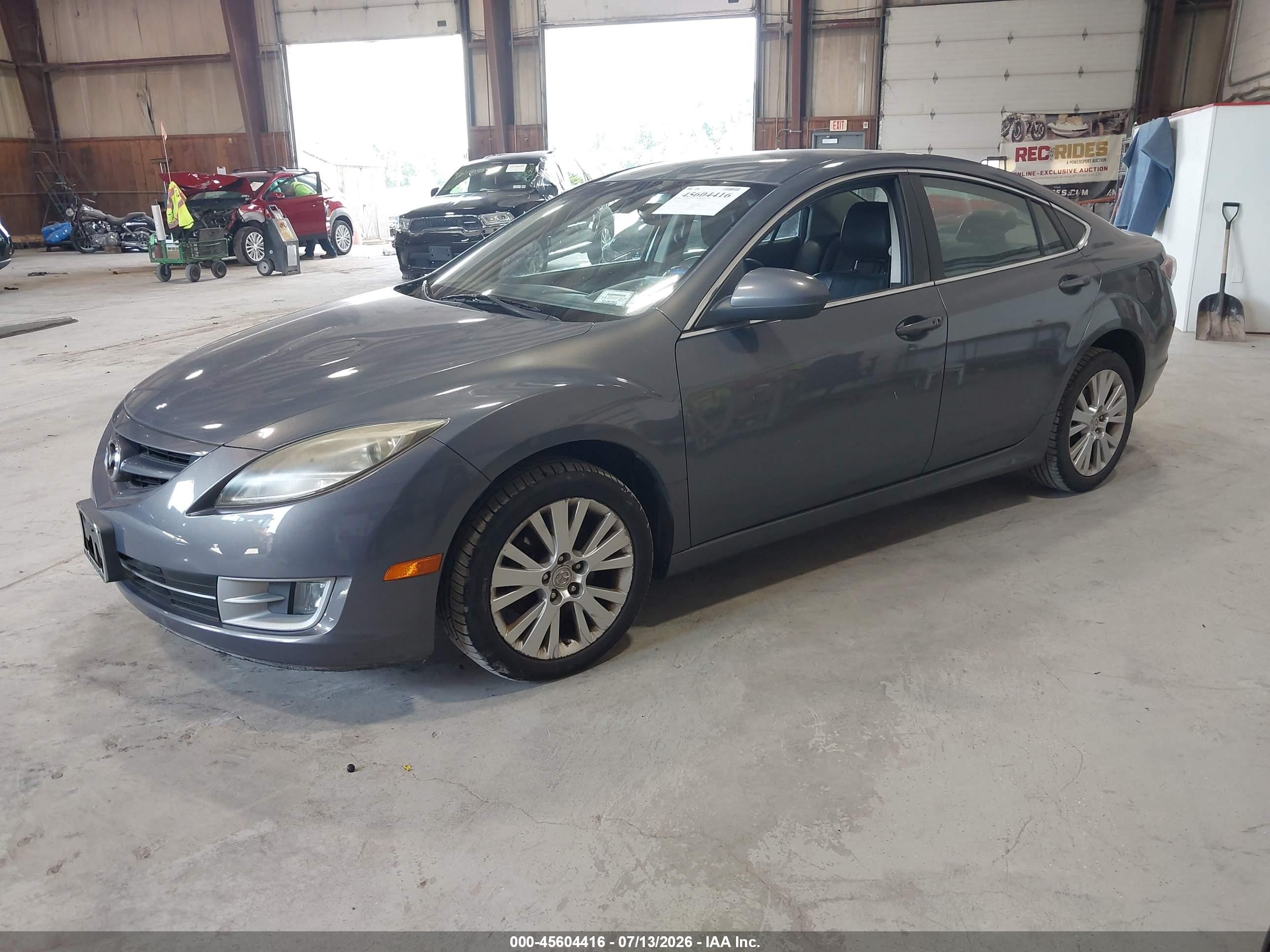 2009 Mazda Mazda6 I Grand Touring Gray vin: 1YVHP82A895M12258
