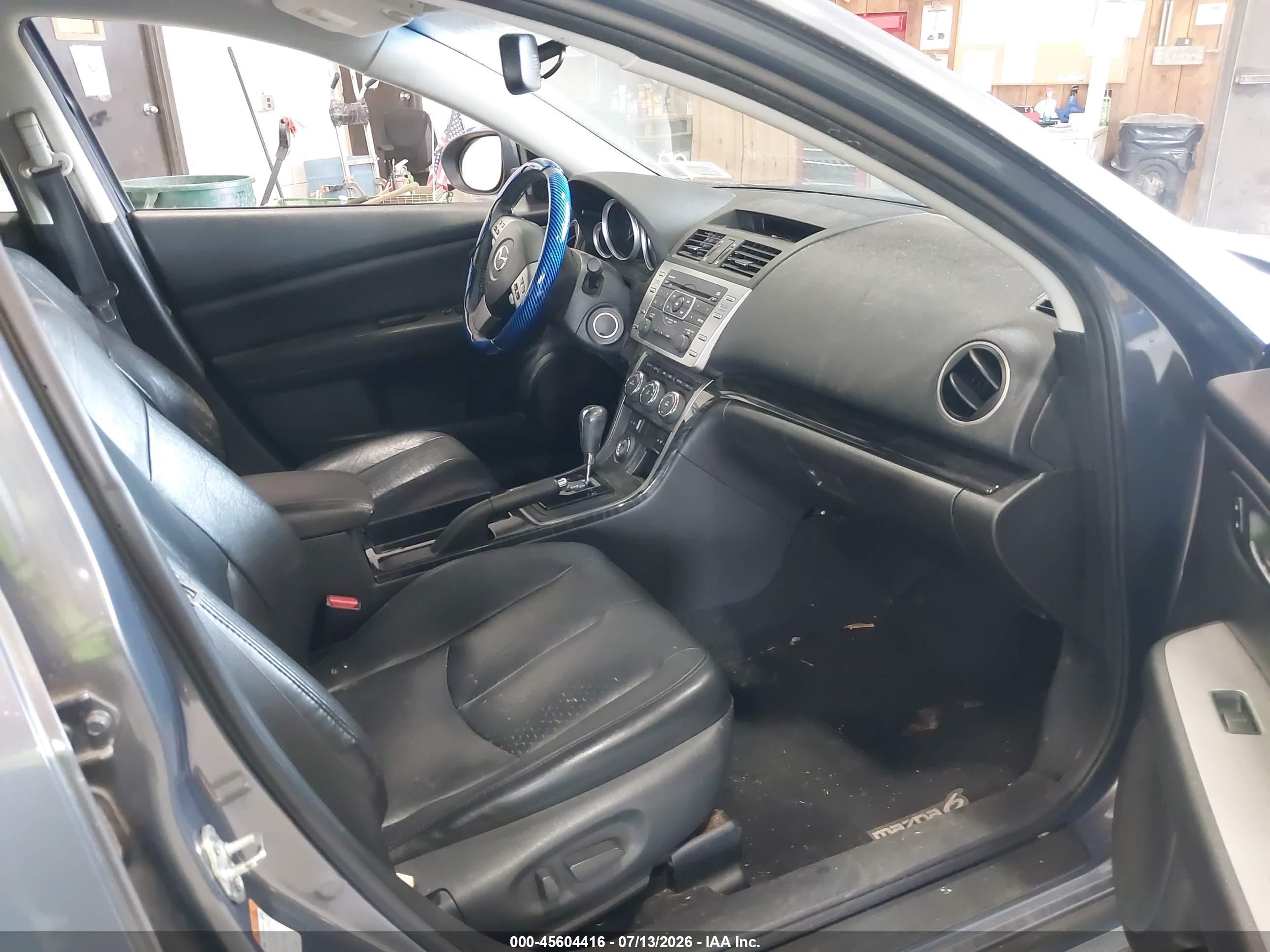 2009 Mazda Mazda6 I Grand Touring Gray vin: 1YVHP82A895M12258