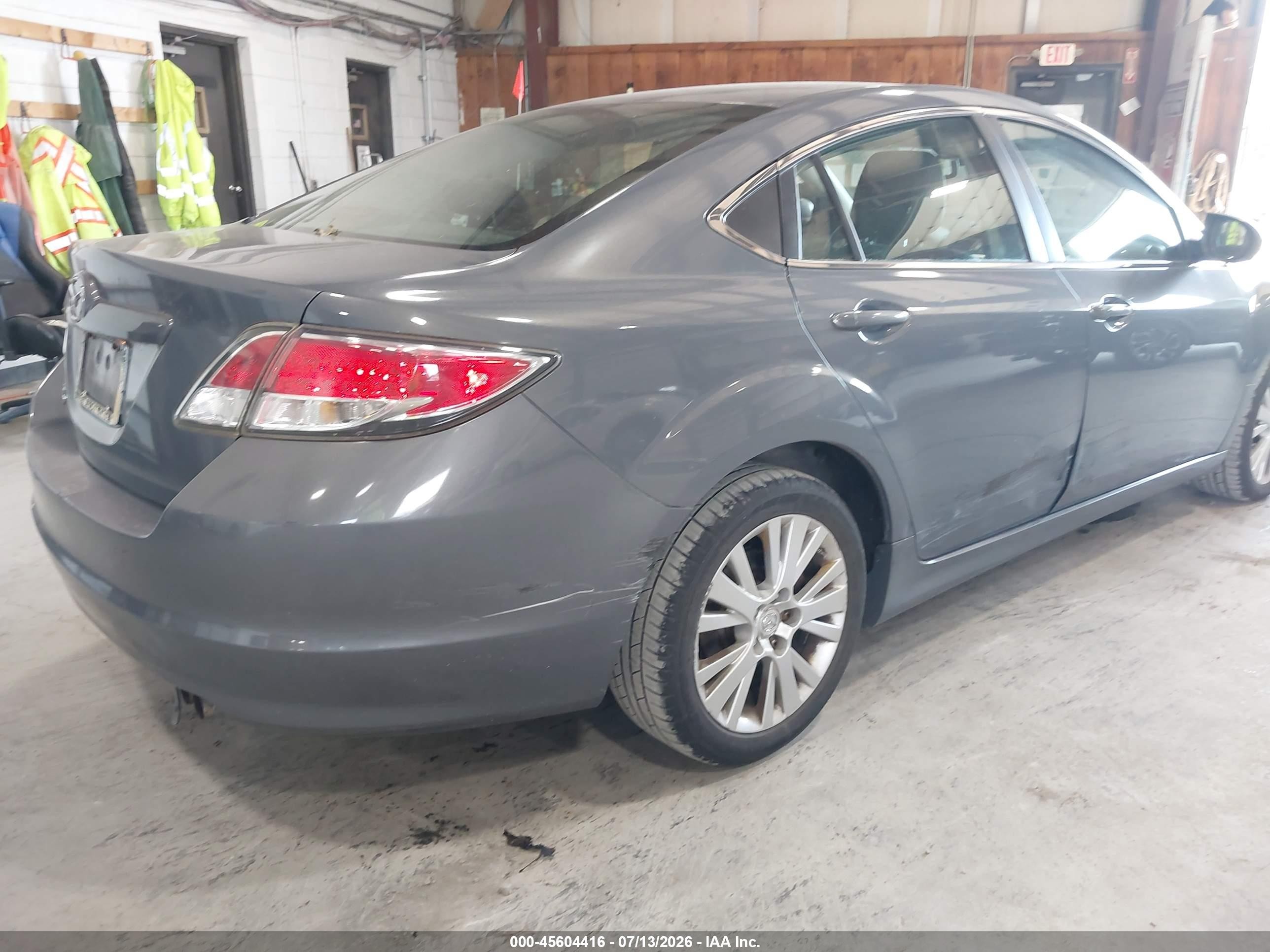 2009 Mazda Mazda6 I Grand Touring Gray vin: 1YVHP82A895M12258