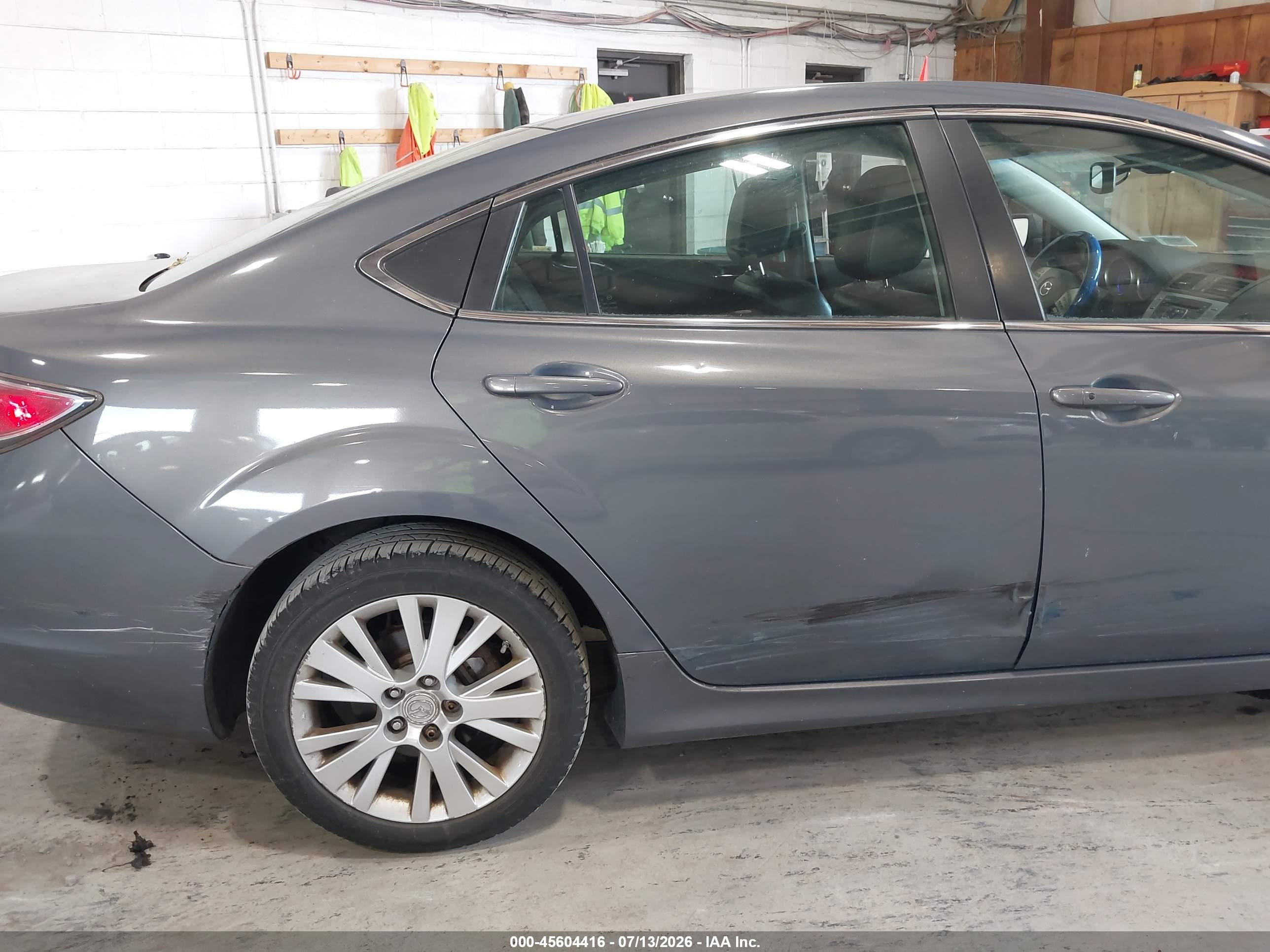 2009 Mazda Mazda6 I Grand Touring Gray vin: 1YVHP82A895M12258