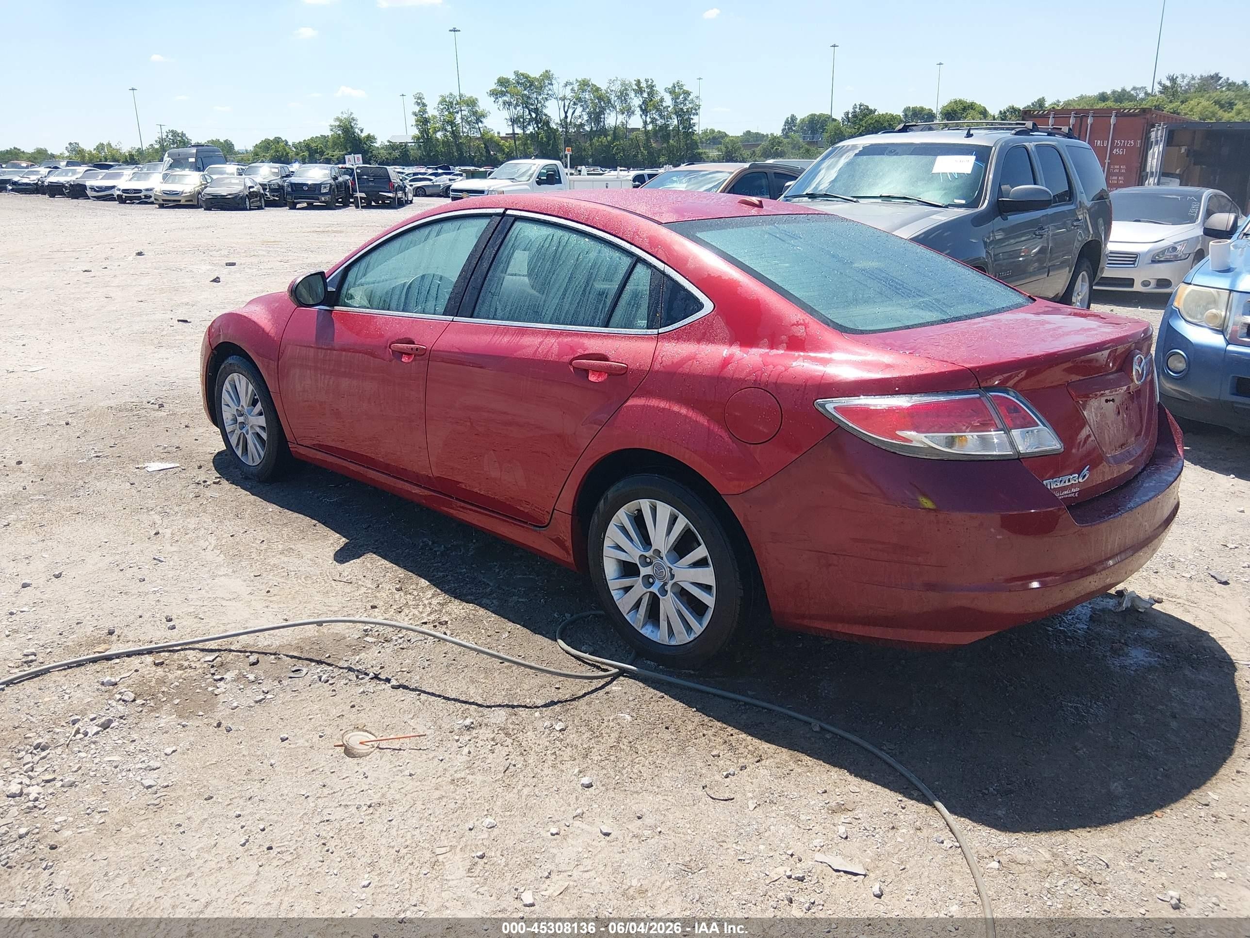2009 Mazda Mazda6 I Grand Touring Red vin: 1YVHP82A895M30789