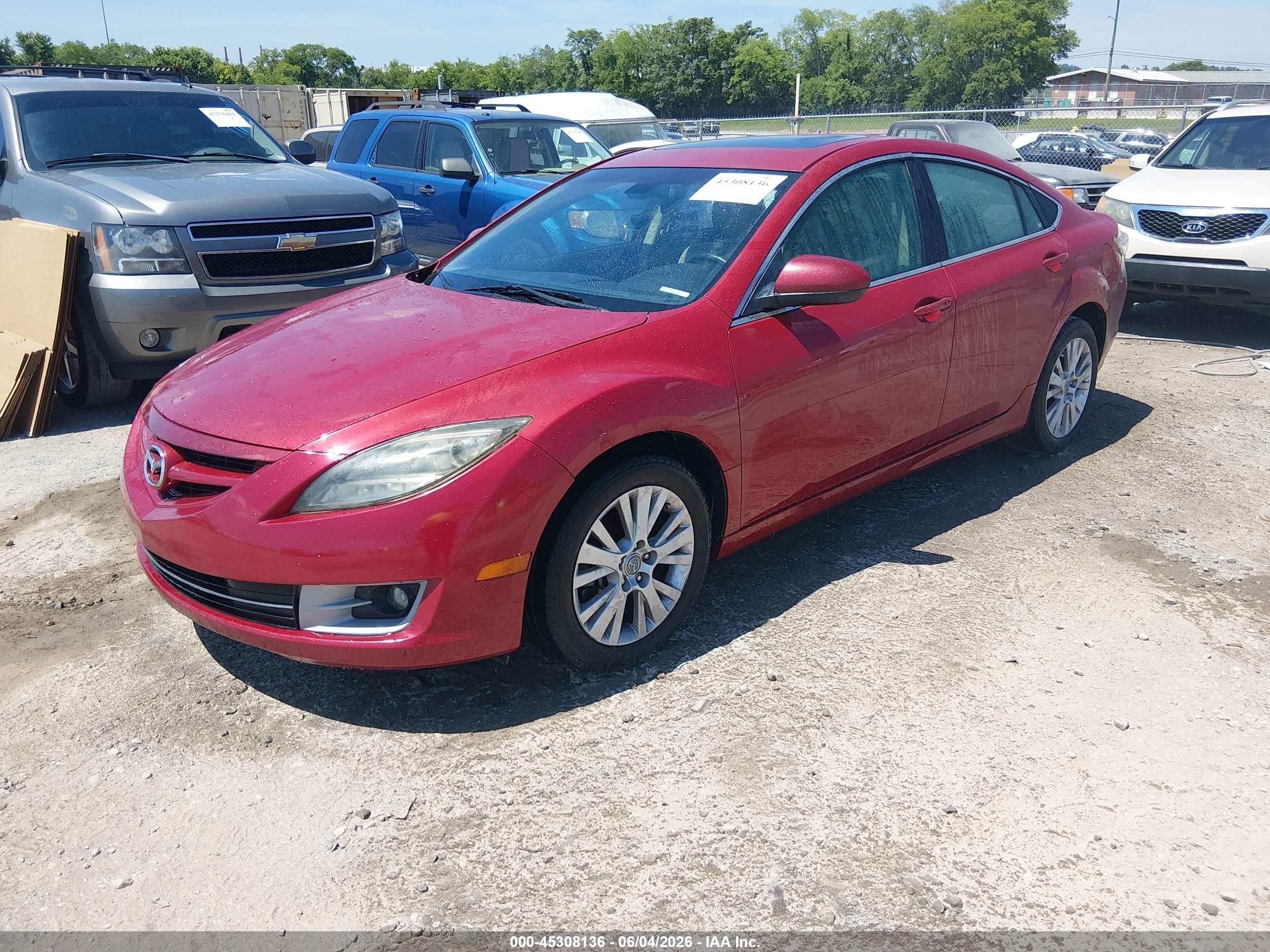 2009 Mazda Mazda6 I Grand Touring Red vin: 1YVHP82A895M30789