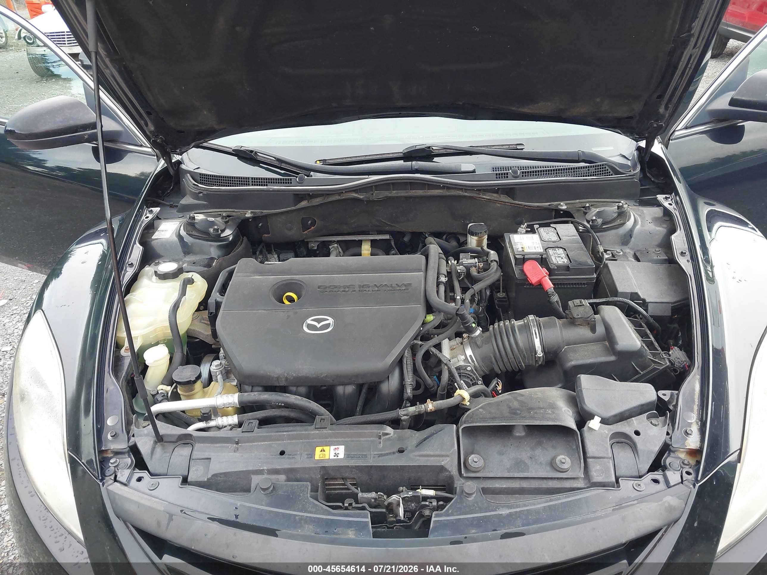2009 Mazda Mazda6 I Touring Black vin: 1YVHP82A995M06145