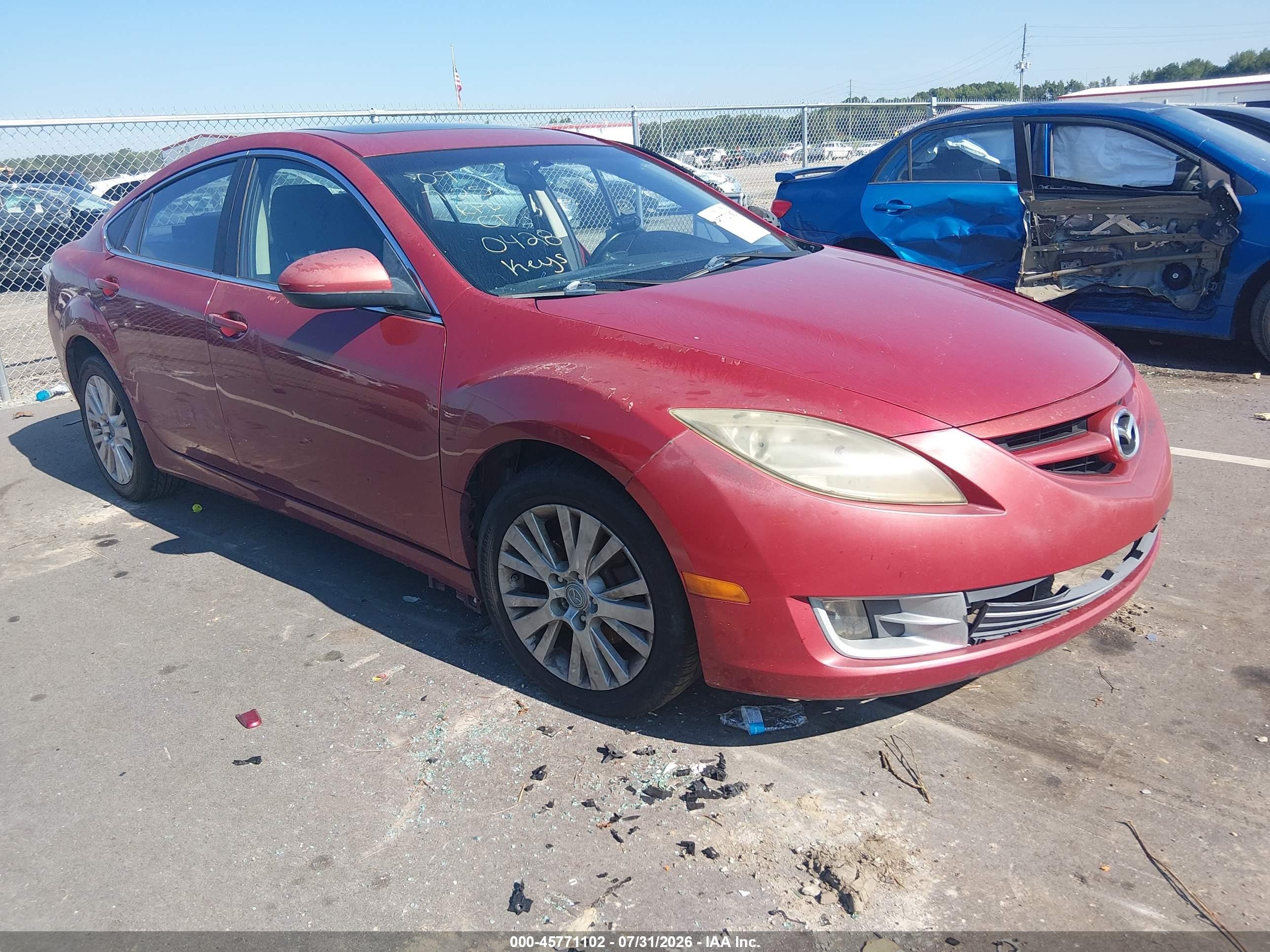 2009 Mazda Mazda6 I Touring Red vin: 1YVHP82A995M30428