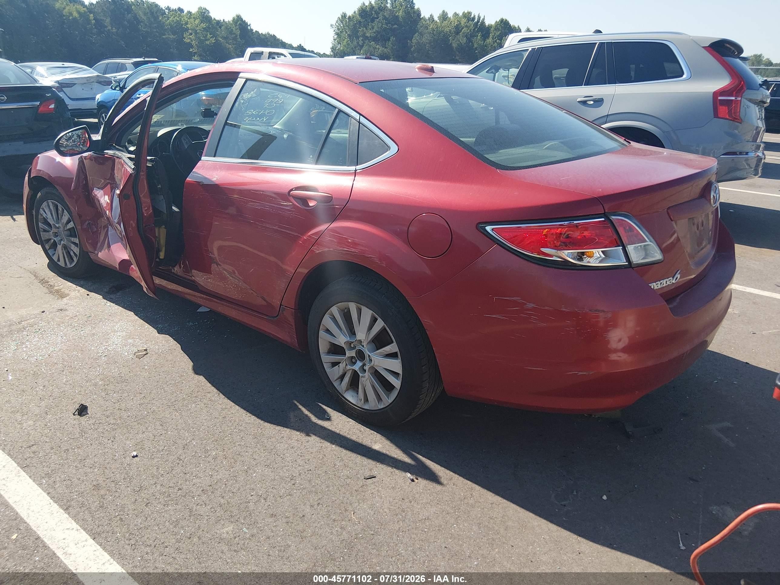 2009 Mazda Mazda6 I Touring Red vin: 1YVHP82A995M30428