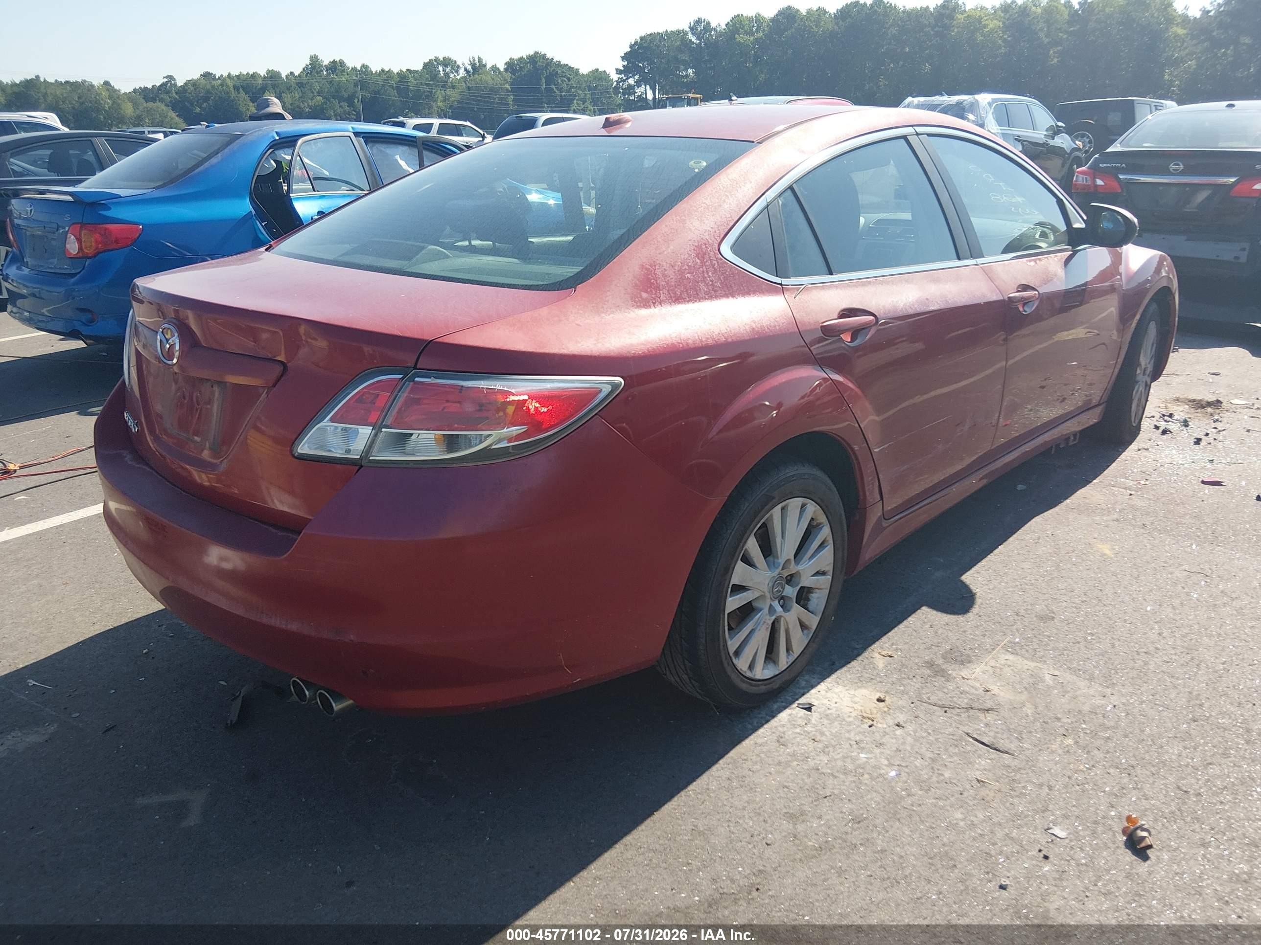 2009 Mazda Mazda6 I Touring Red vin: 1YVHP82A995M30428