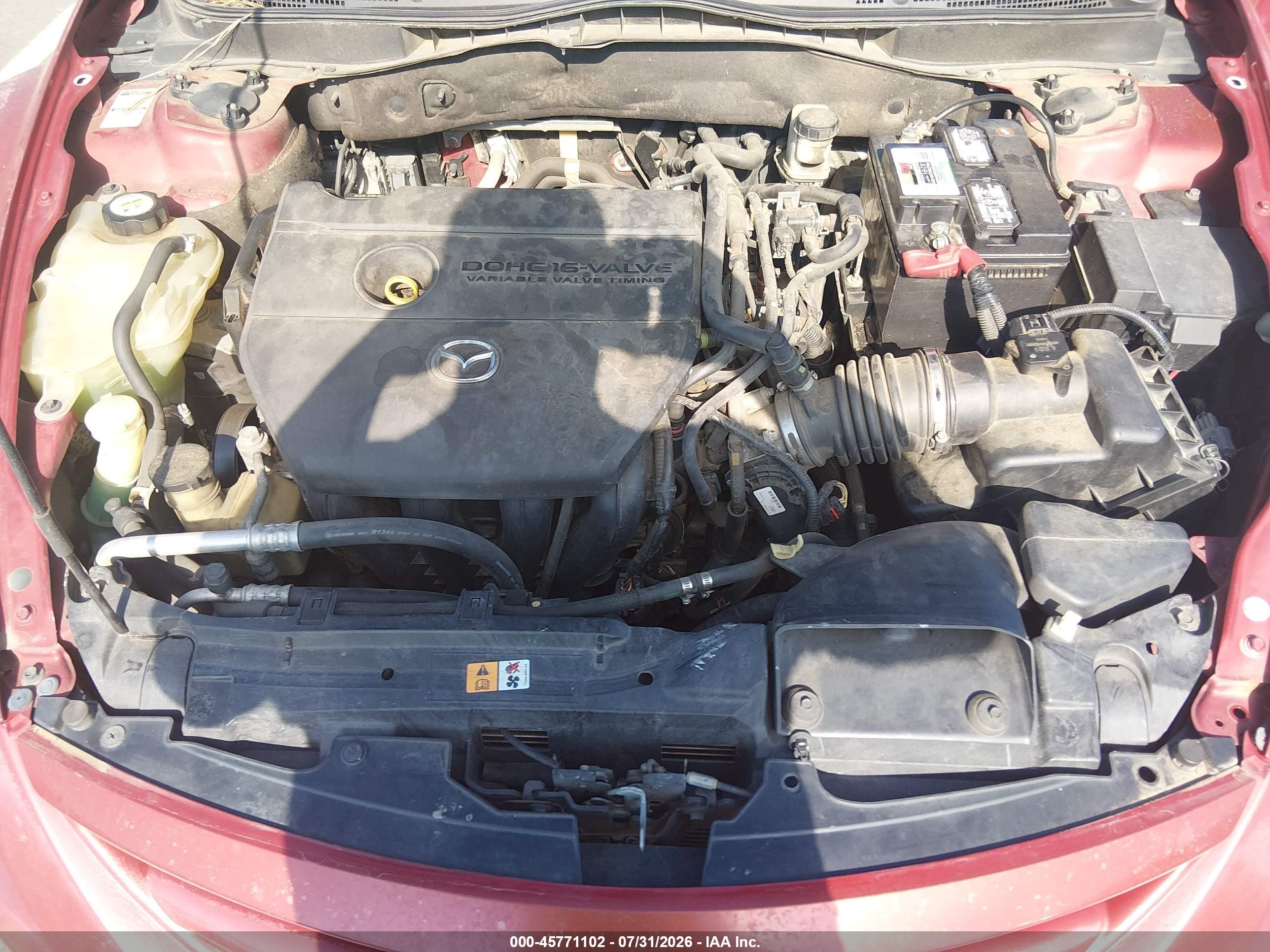 2009 Mazda Mazda6 I Touring Red vin: 1YVHP82A995M30428