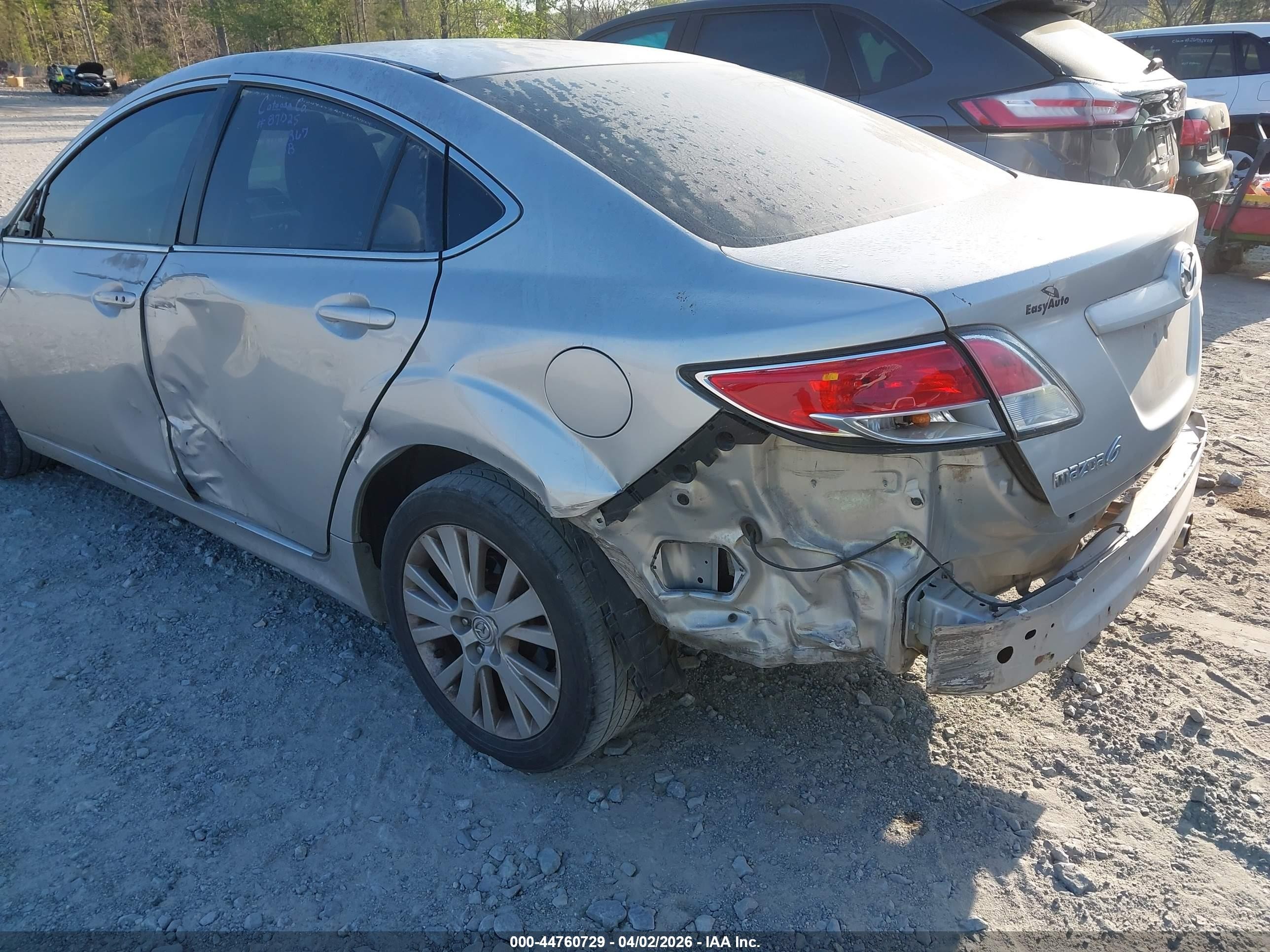2009 Mazda Mazda6 I Touring Silver vin: 1YVHP82A995M31367