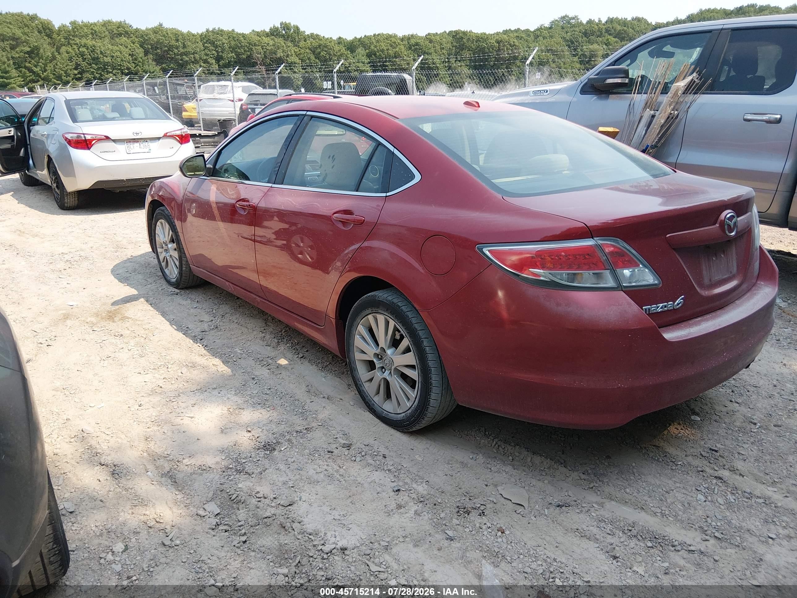 2009 Mazda Mazda6 I Grand Touring Red vin: 1YVHP82A995M36200