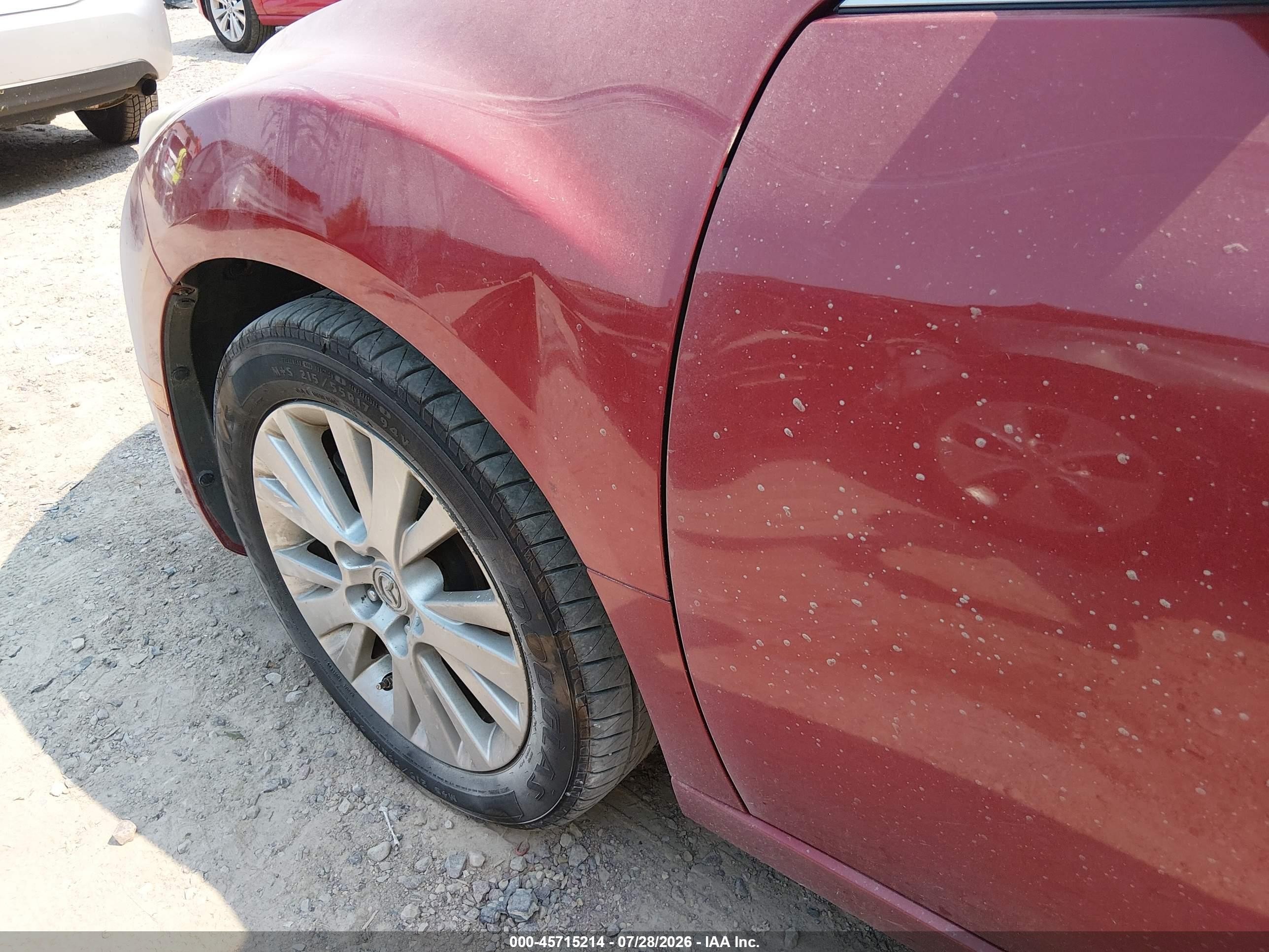 2009 Mazda Mazda6 I Grand Touring Red vin: 1YVHP82A995M36200