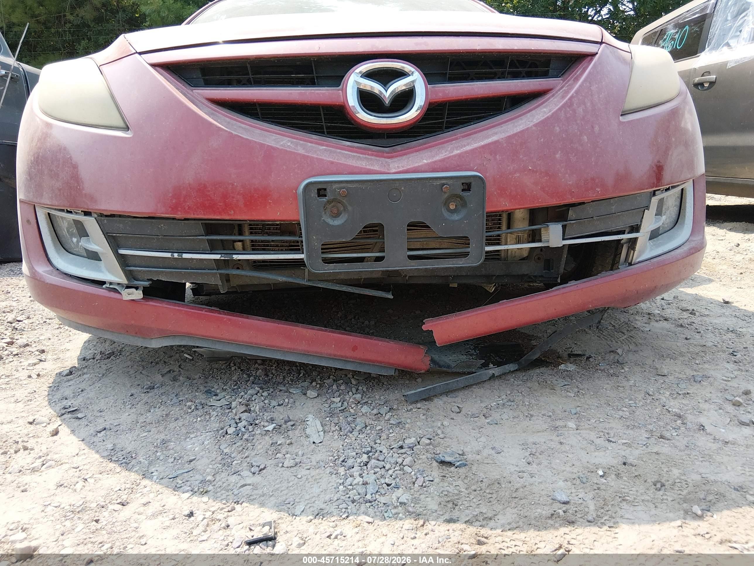 2009 Mazda Mazda6 I Grand Touring Red vin: 1YVHP82A995M36200