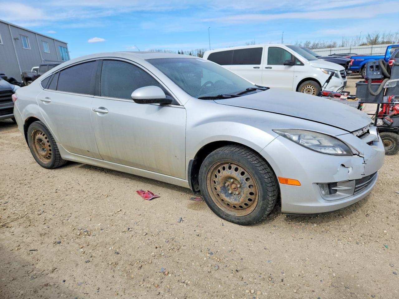 2009 Mazda 6 I Silver vin: 1YVHP82AX95M02167