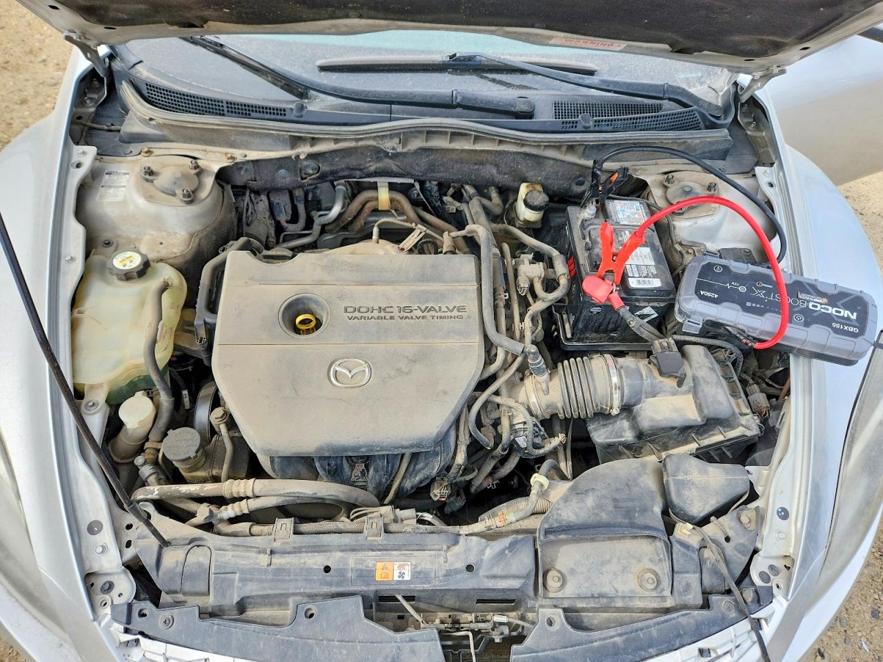 2009 Mazda 6 I Silver vin: 1YVHP82AX95M02167