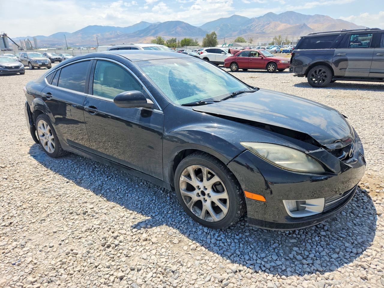 2009 Mazda 6 S Black vin: 1YVHP82B095M00758