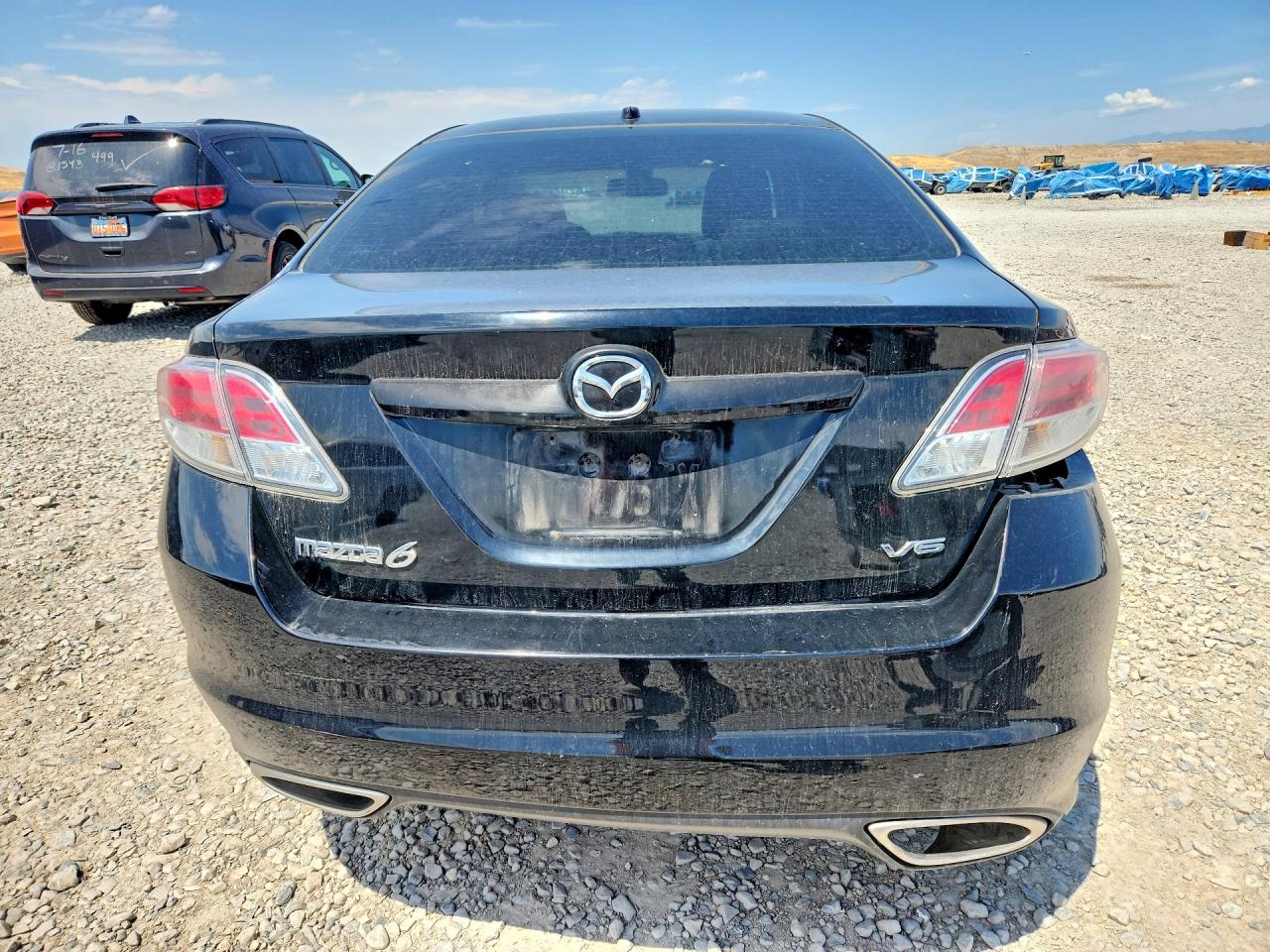 2009 Mazda 6 S Black vin: 1YVHP82B095M00758