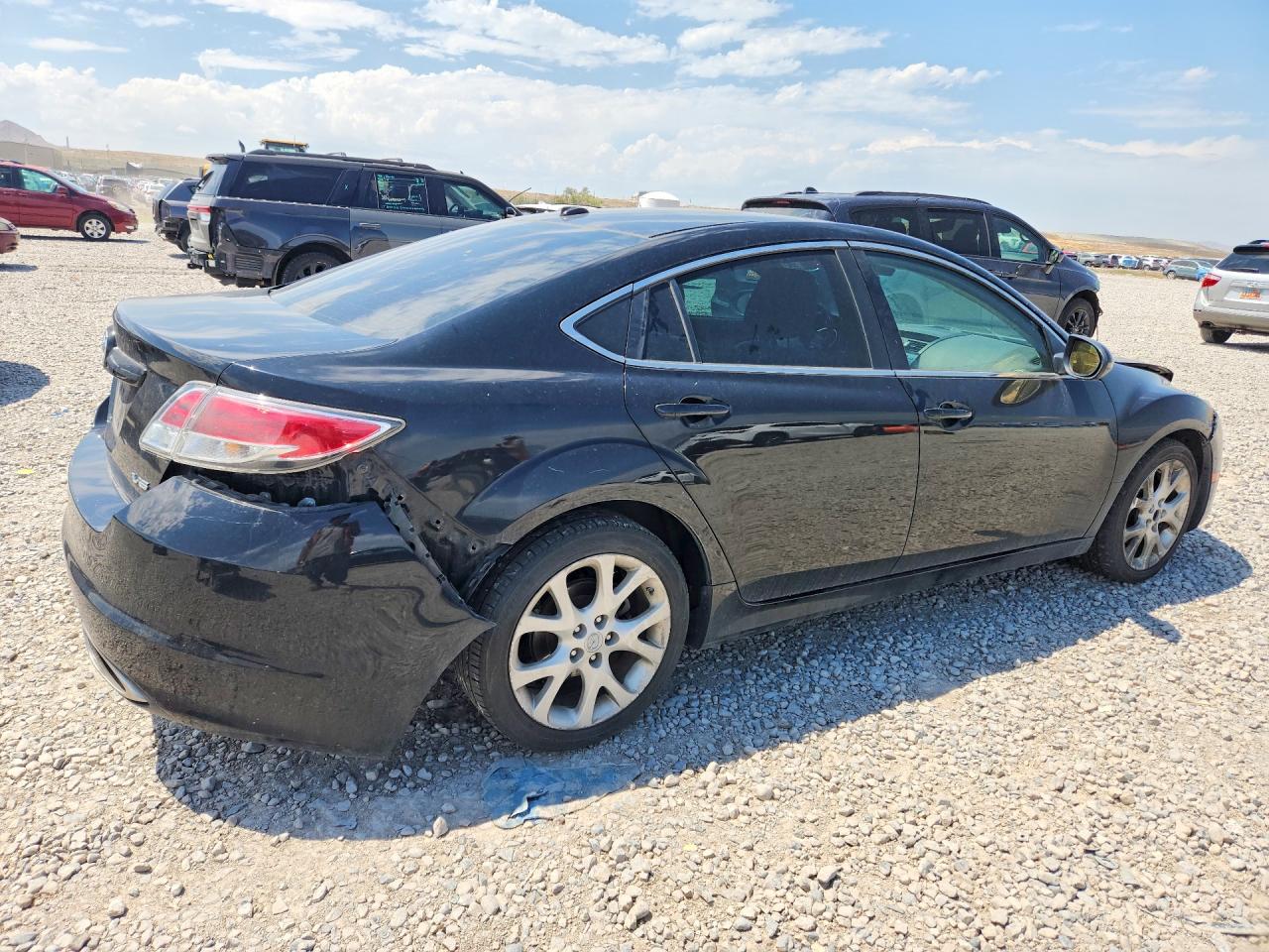 2009 Mazda 6 S Black vin: 1YVHP82B095M00758