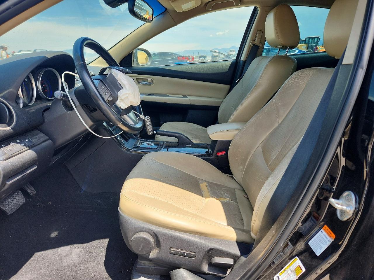 2009 Mazda 6 S Black vin: 1YVHP82B095M00758